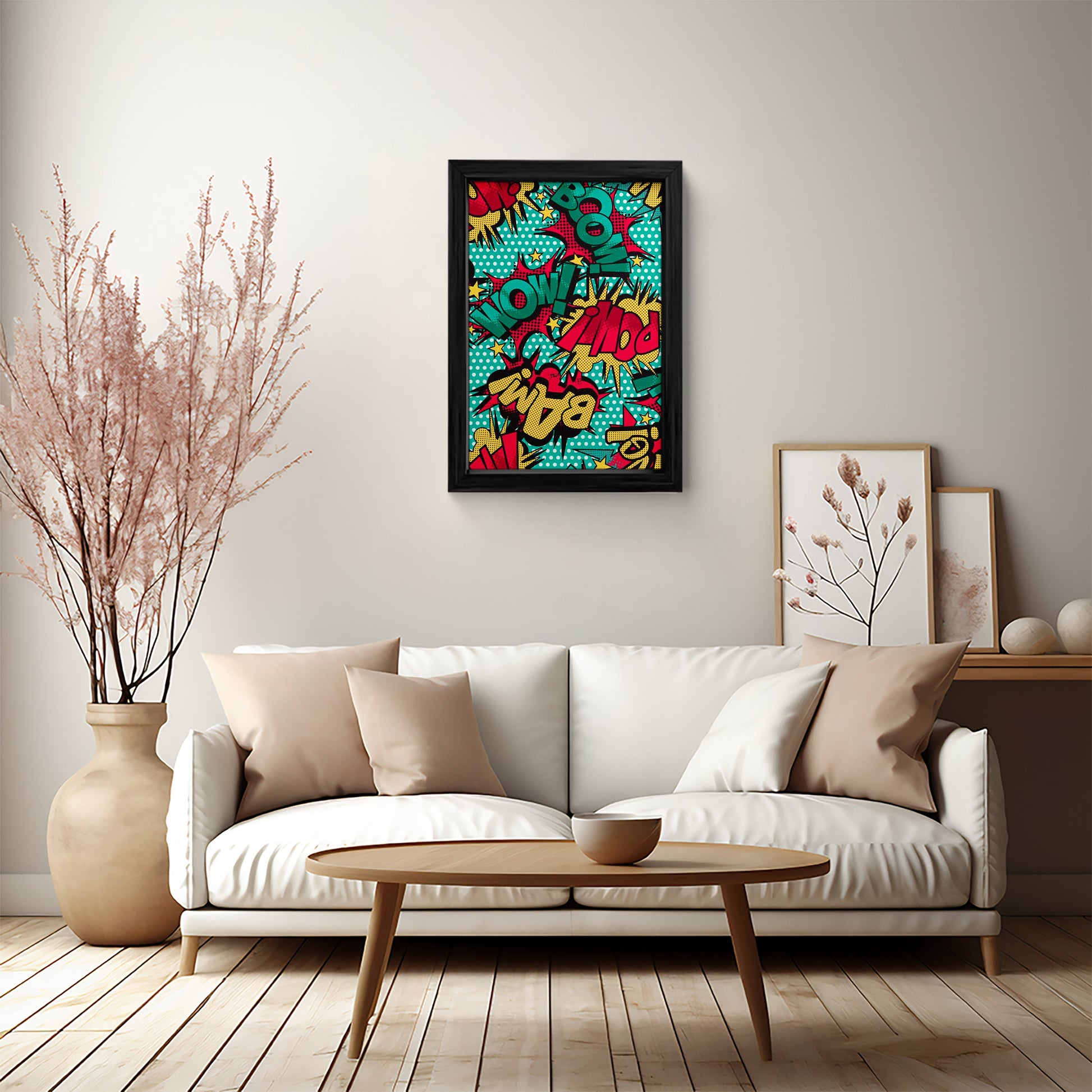 Pop Art Explosion Canvas Painting