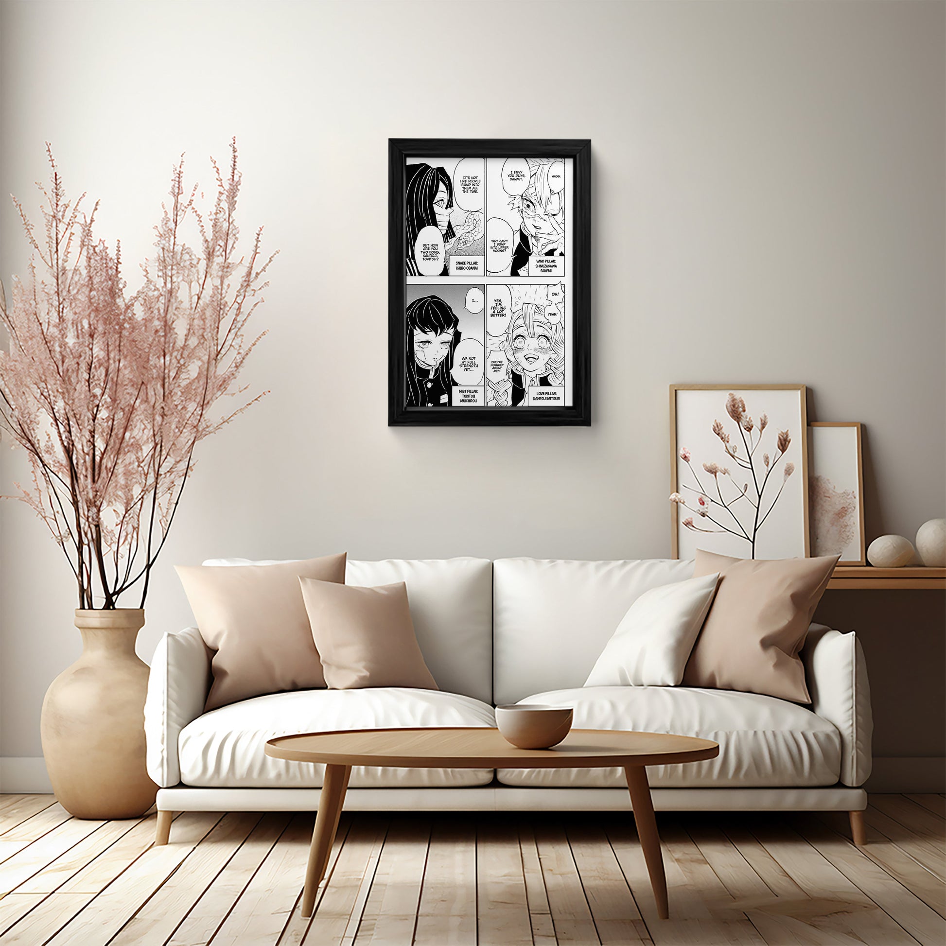 Cute Panels Anime Wall Art