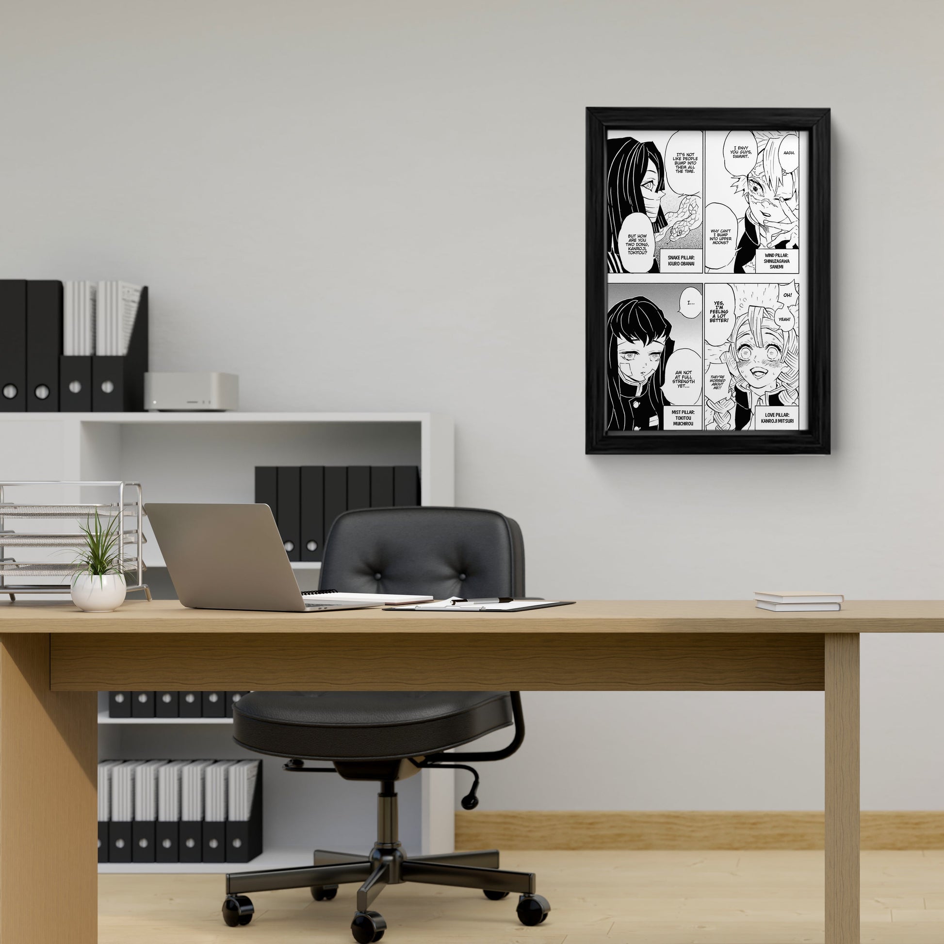 Cute Panels Anime Wall Art