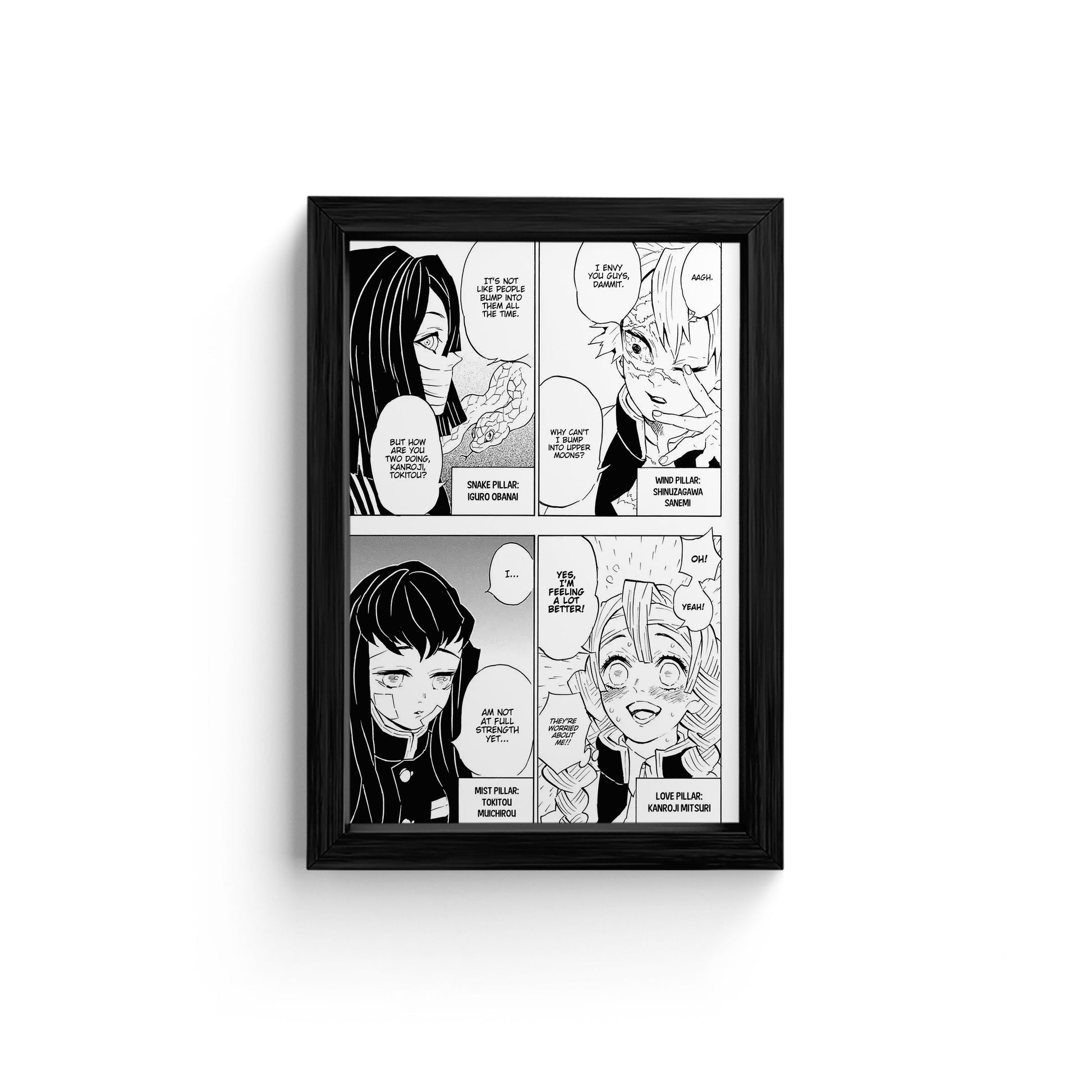 Cute Panels Anime Wall Art