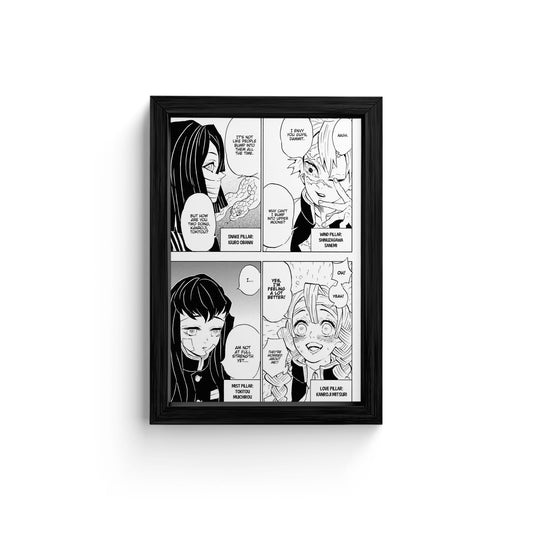 Cute Panels Anime Wall Art