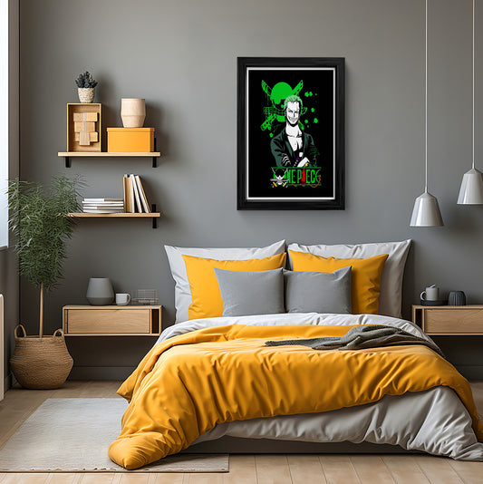 Roronoa Zoro, The Swordsman of Straw Hats - One Piece Framed Wall Art