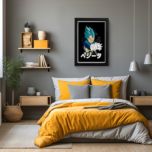 Vegeta Super Saiyan Blue Wall Art