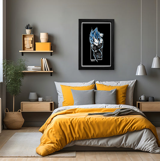 Vegeta Super Saiyan Blue Wall Art