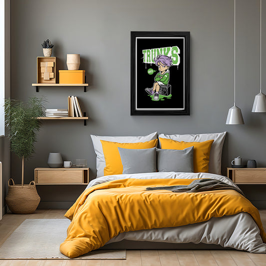 Trunks Guts Framed Art Print