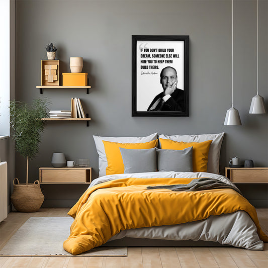 Inspirational Dhirubhai Ambani Quote Wall Art - Canvas Print