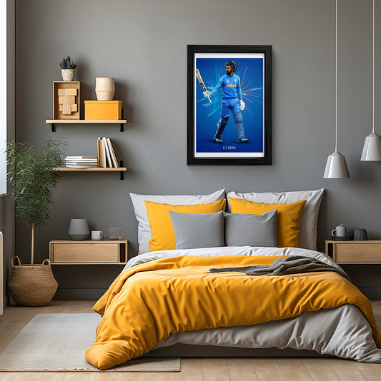 KL Rahul - India’s Cricket Star Canvas Wall Art