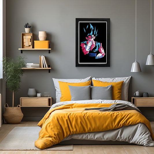 Vegeta Super Saiyan Blue Framed Wall Art