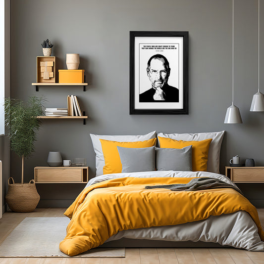 Inspiring Steve Jobs Quote Canvas Wall Art | Framed Art Print