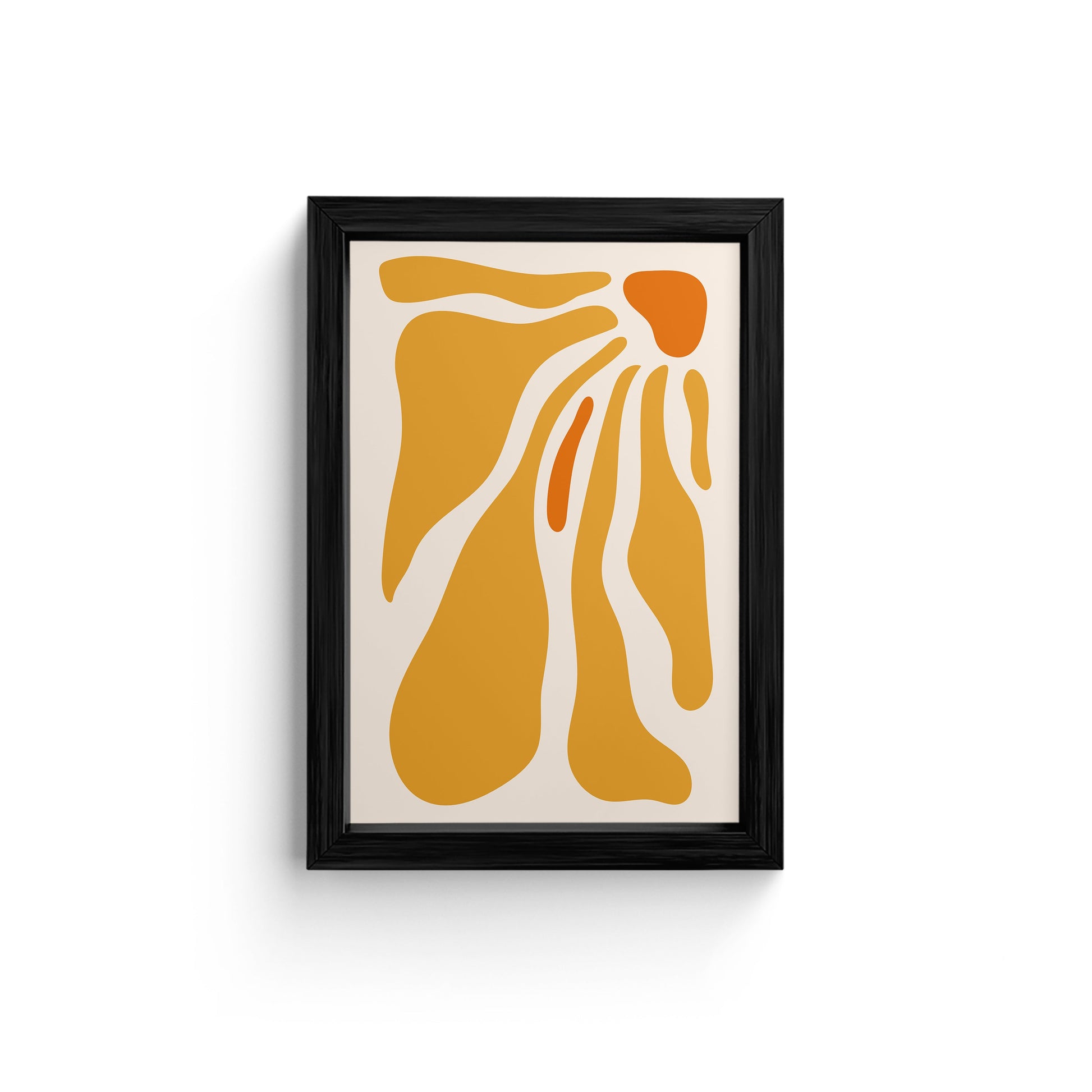 Golden Harmony Framed Wall Art