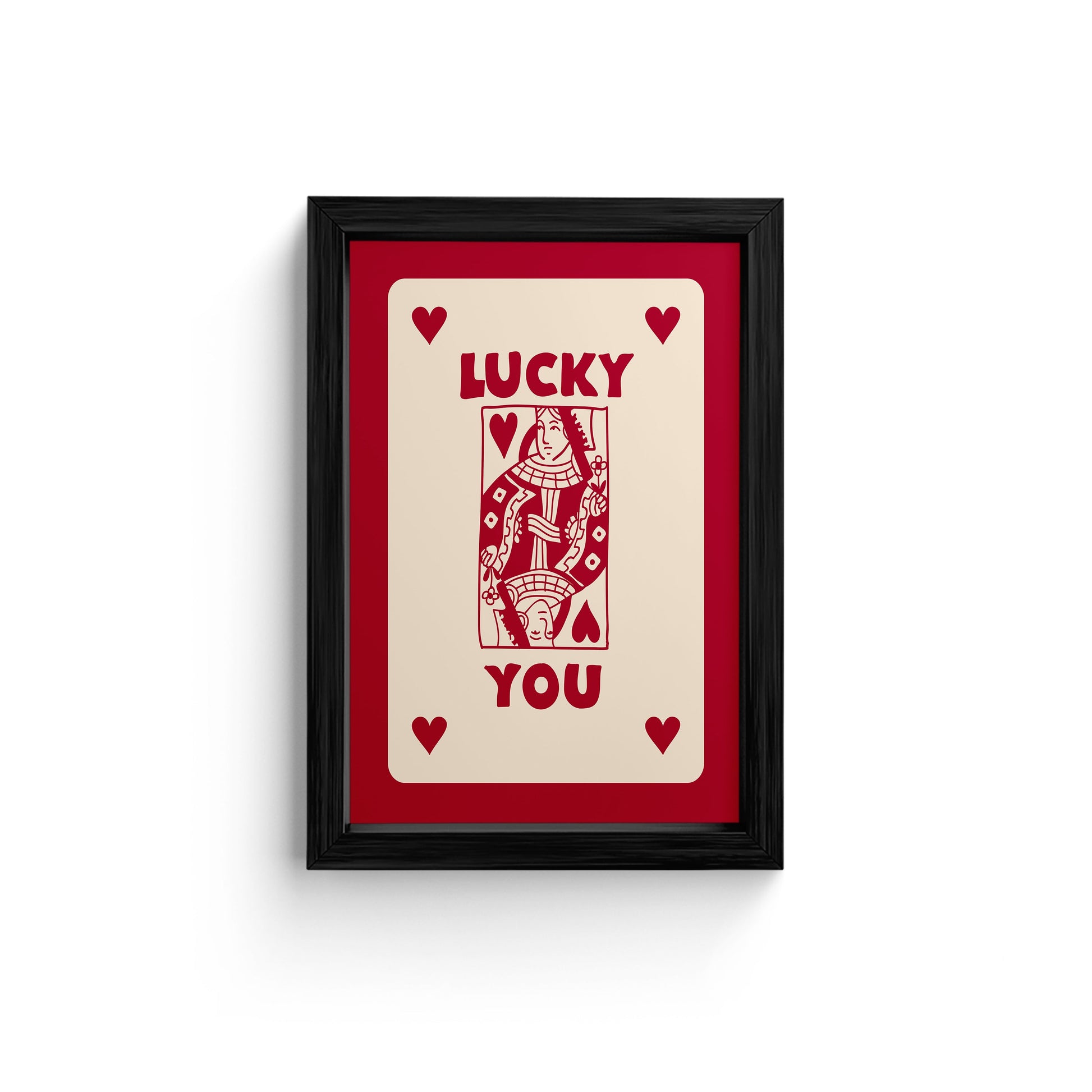 Lucky You Vintage Framed Wall Art