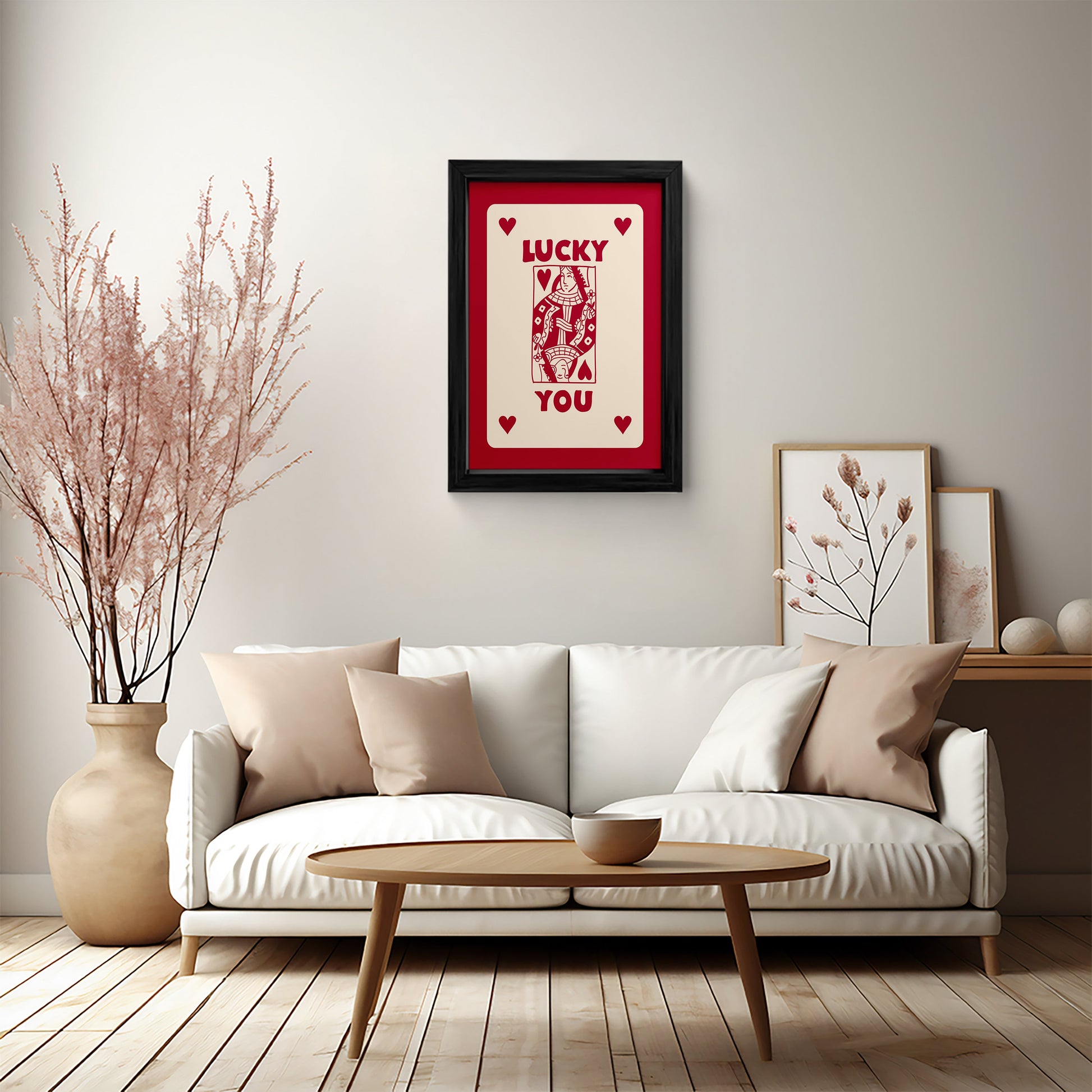 Lucky You Vintage Framed Wall Art