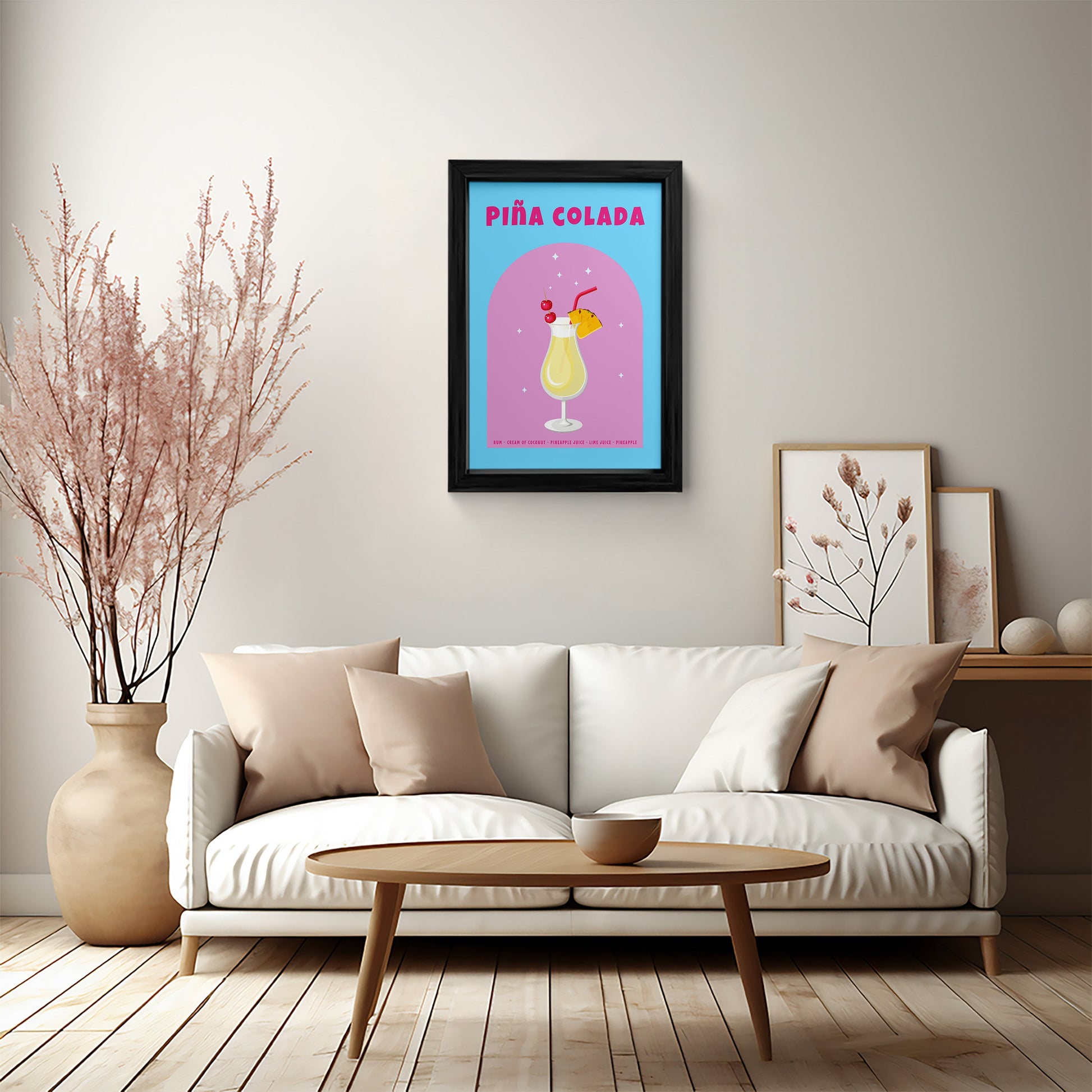 Pina Colada Framed Wall Art