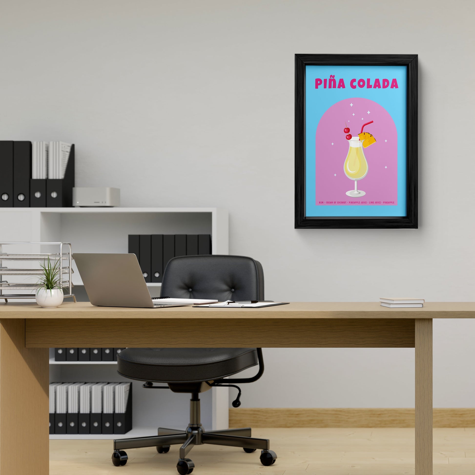 Pina Colada Framed Wall Art