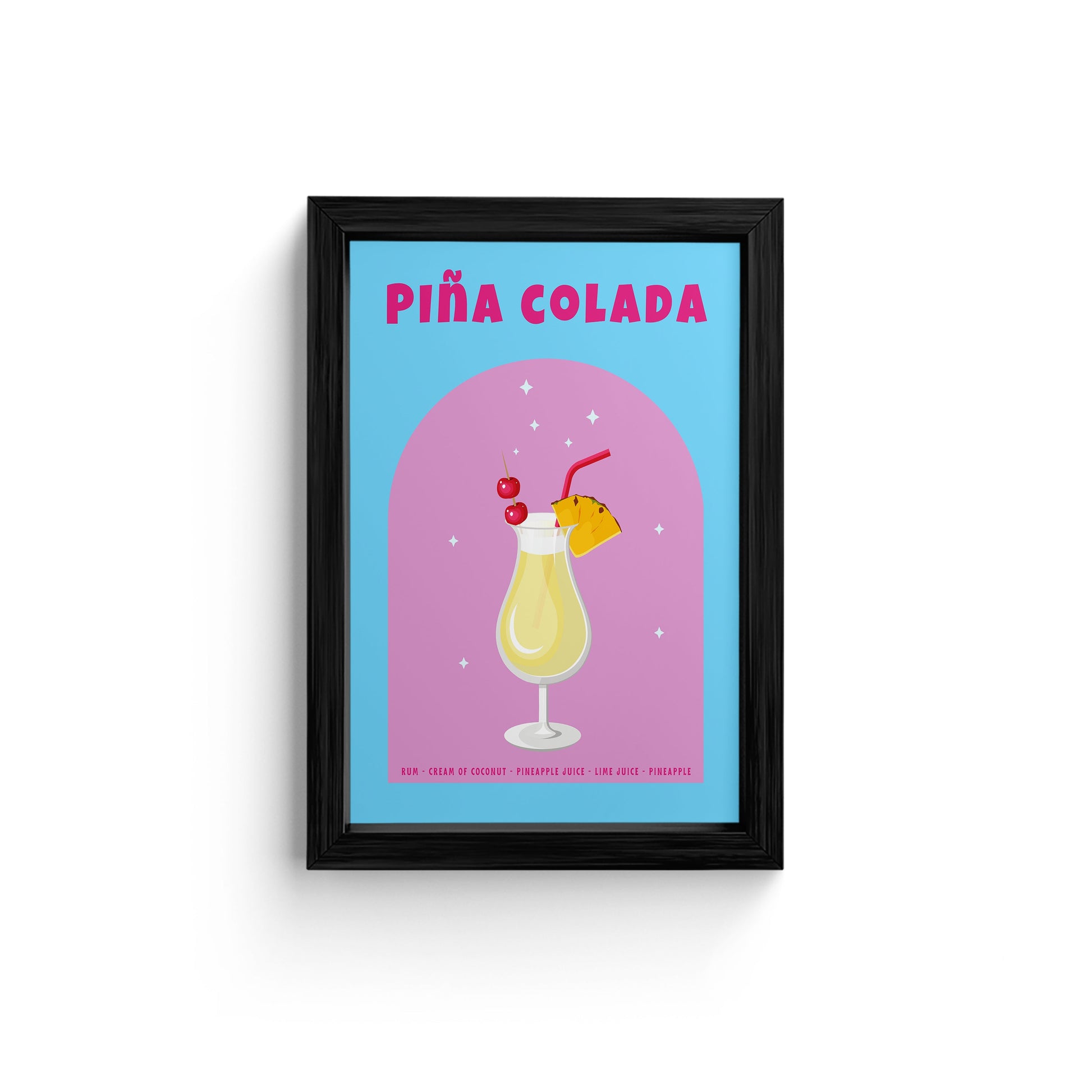 Pina Colada Framed Wall Art