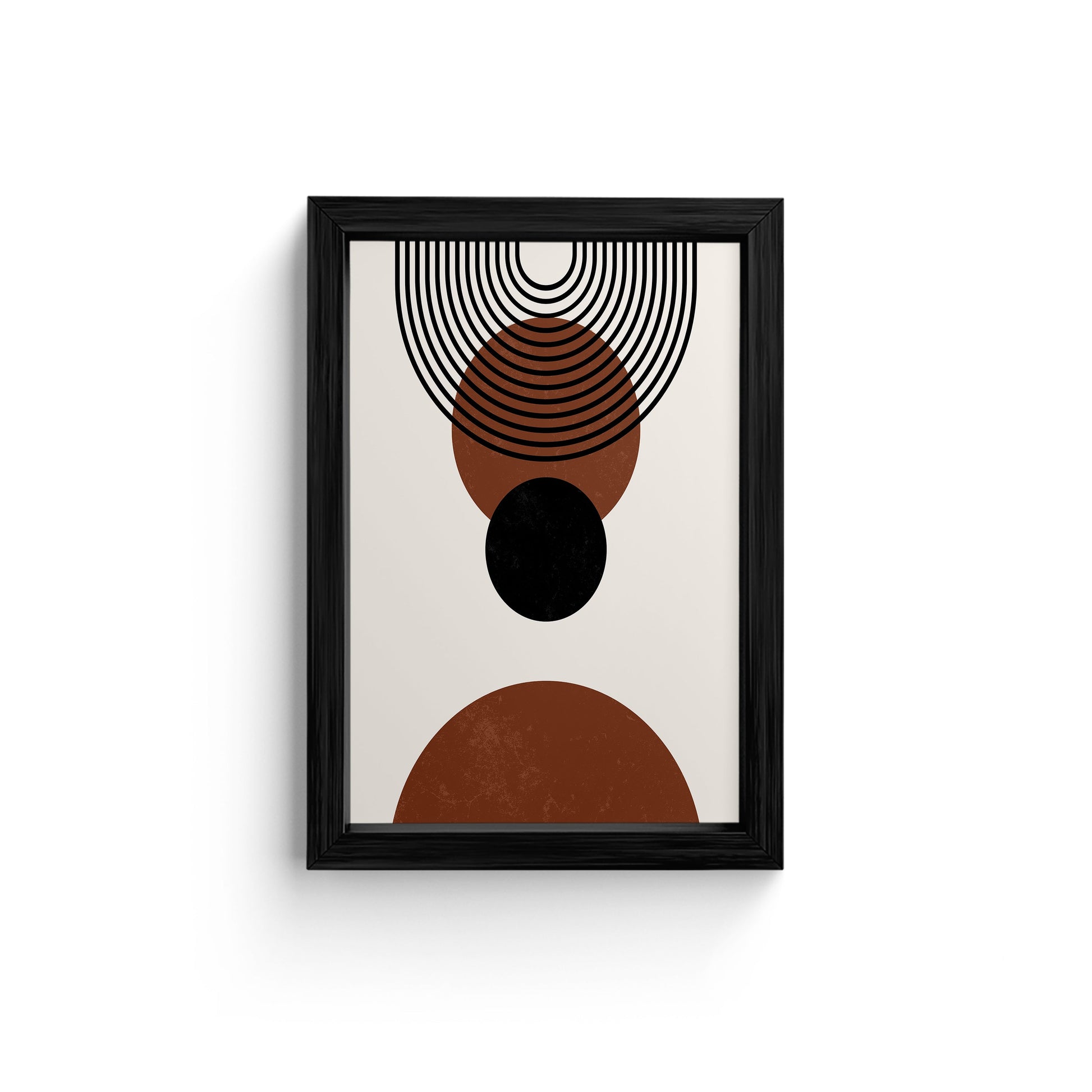 Black and Brown Minimalist Wall Art