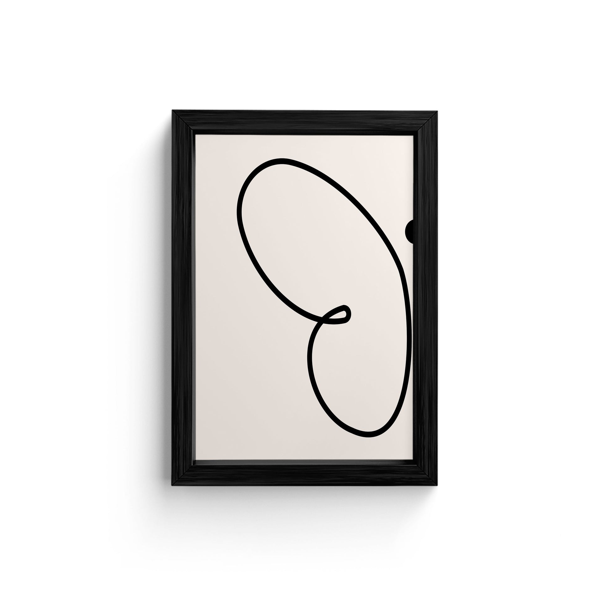 Elegant Swirl Wall Art Print