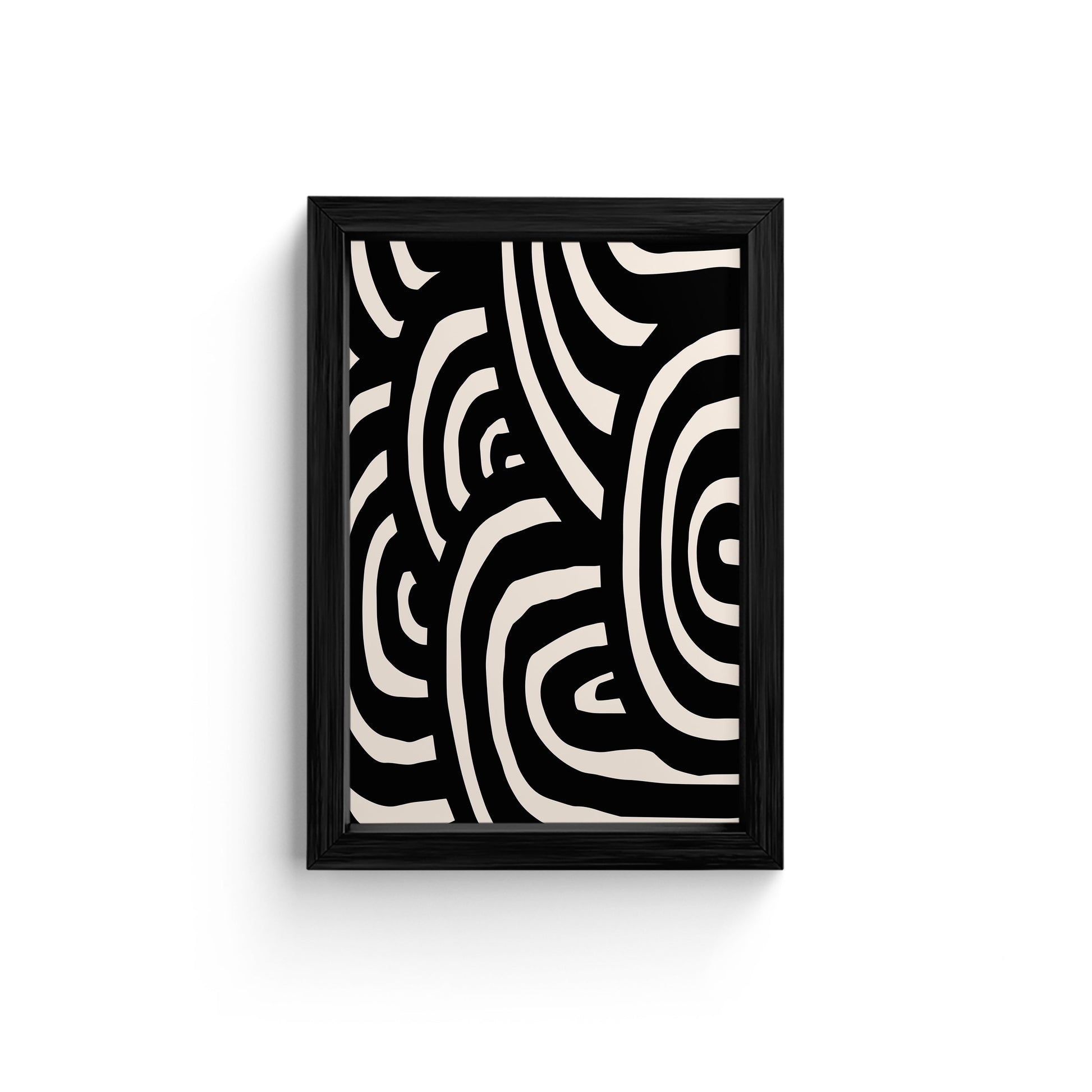 Elegant Swirls Framed Wall Art