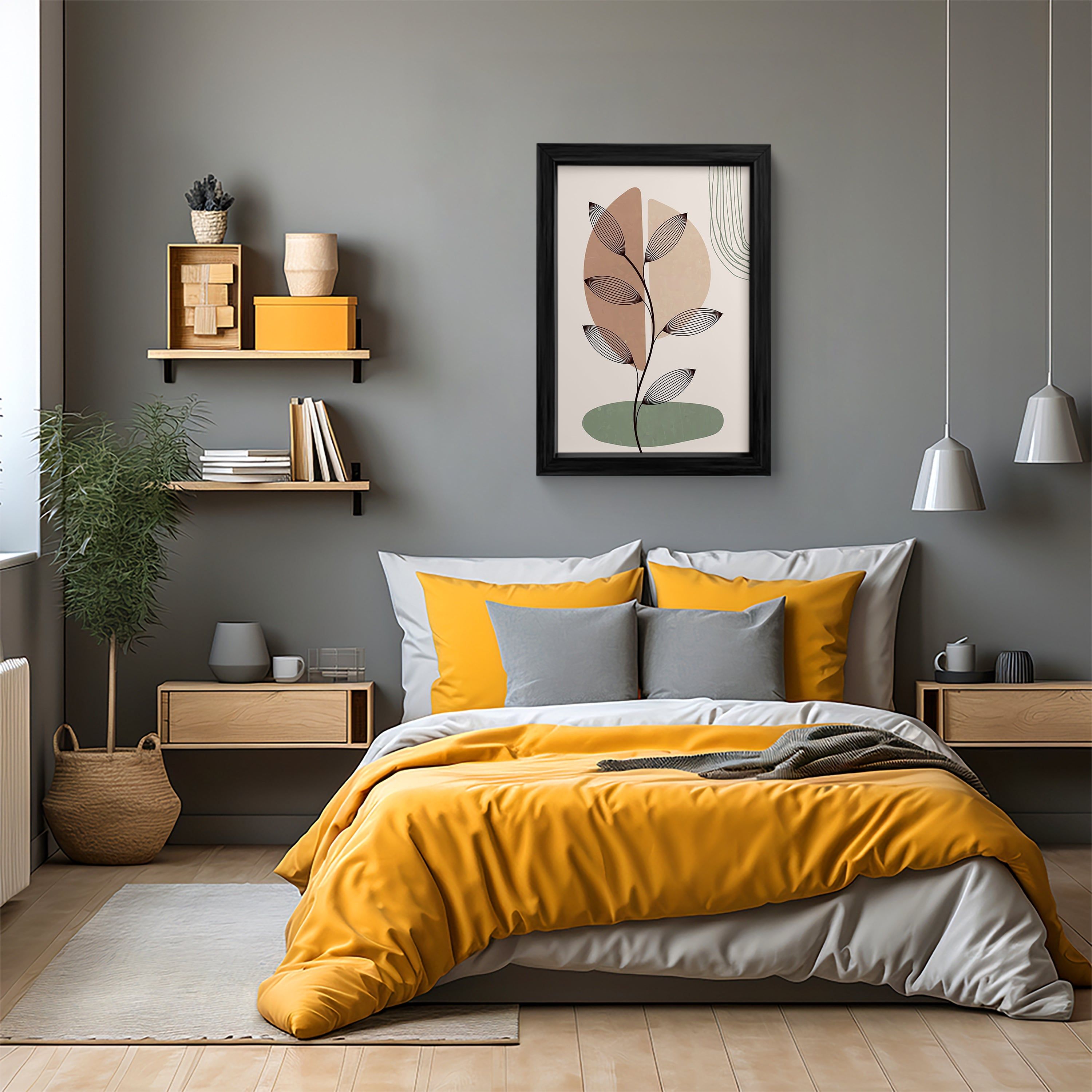 Modern Harmony: Canvas Painting Art