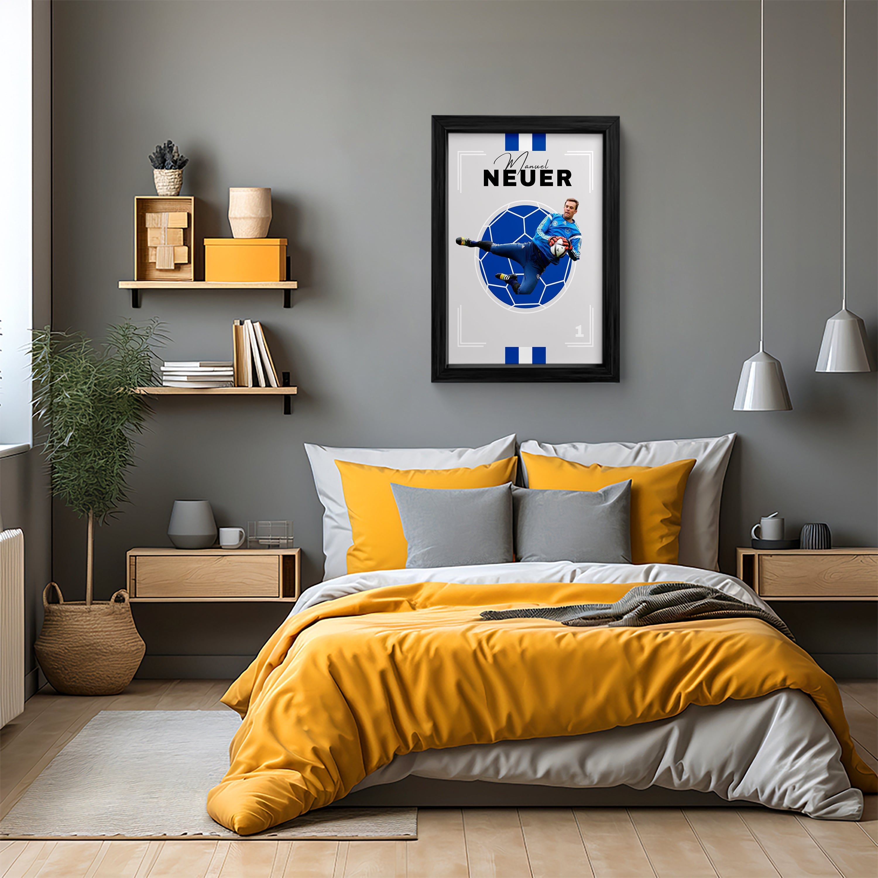 Dynamic Goalkeeper Canvas Art