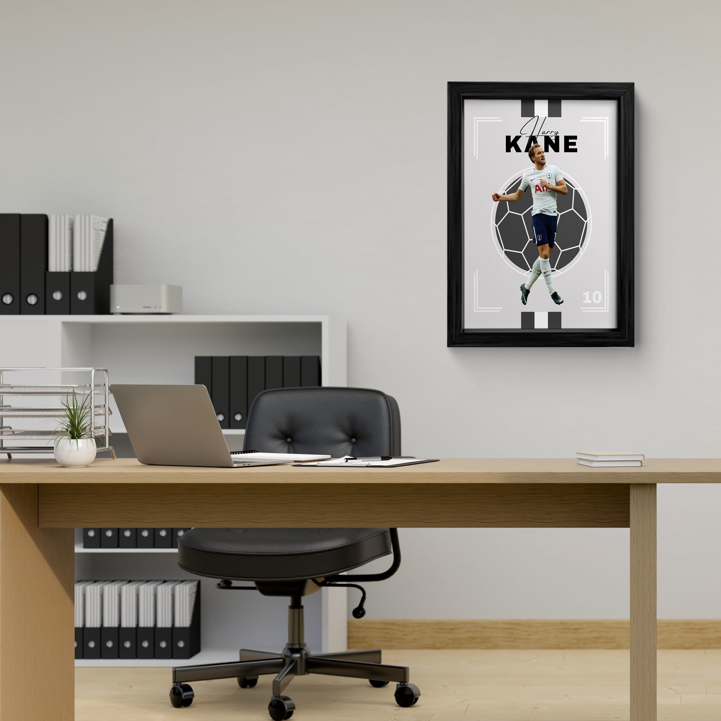 Striker’s Stance: Harry Kane Canvas Art