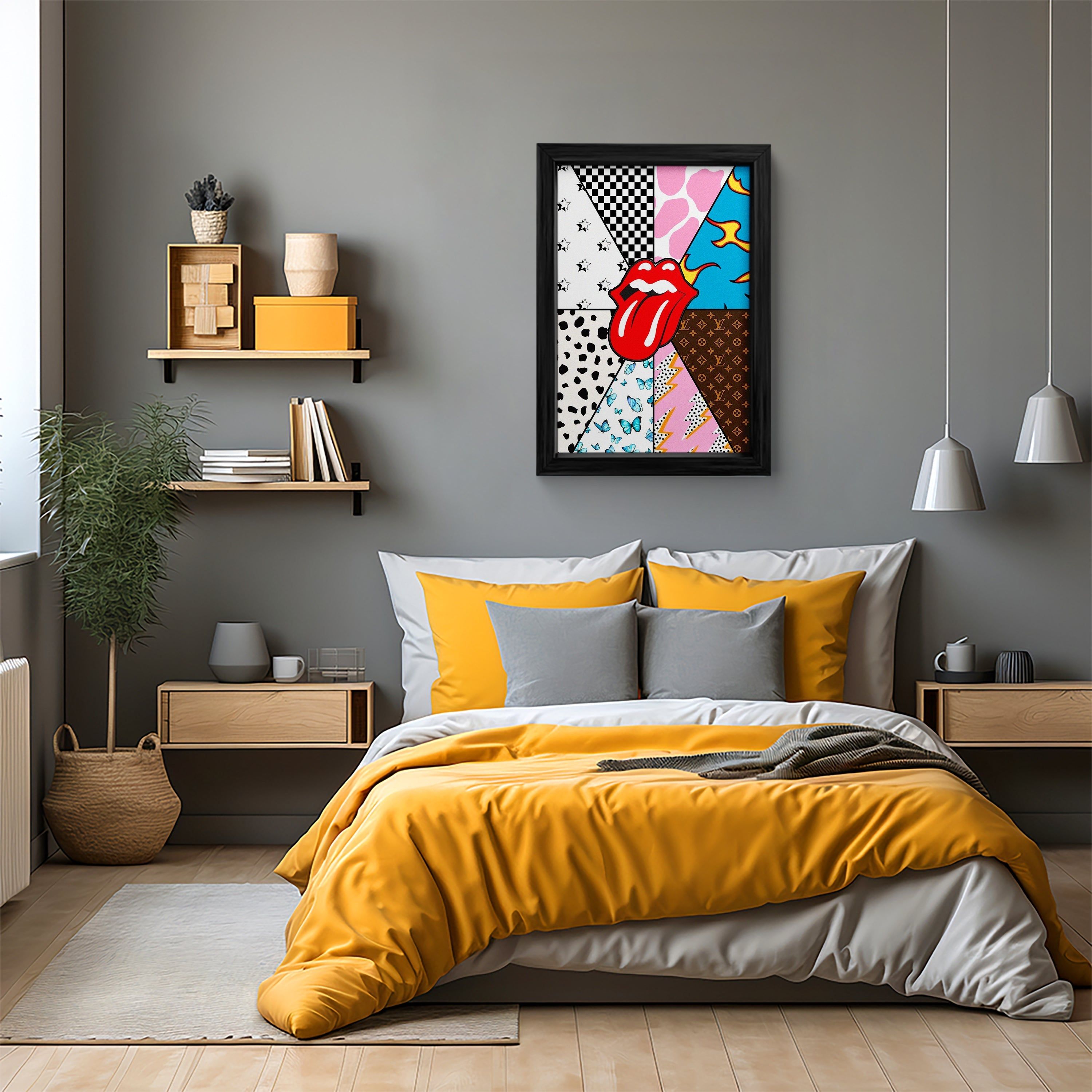 Pop Culture Fusion Canvas Art