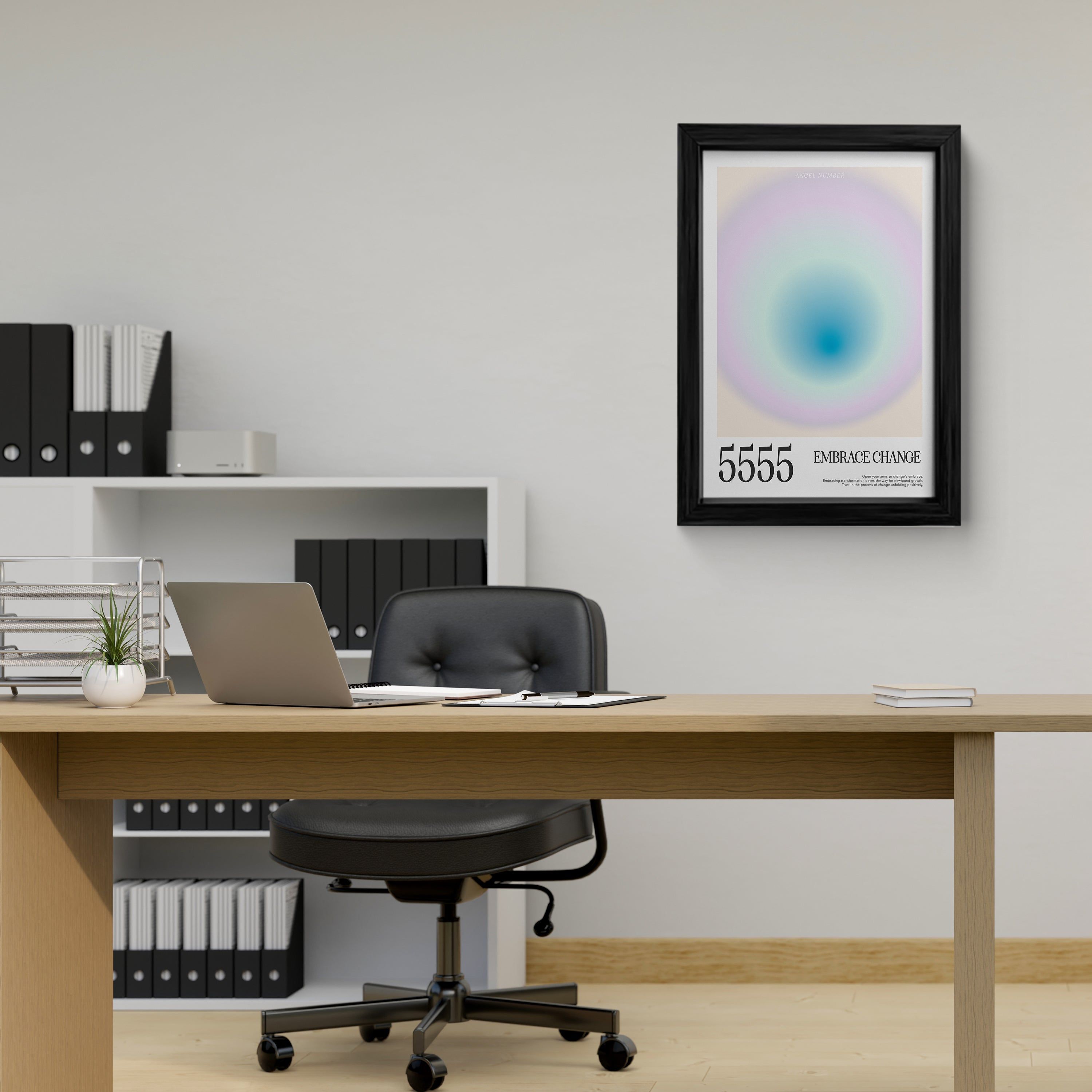 Angel Number 5555 Canvas Wall Art