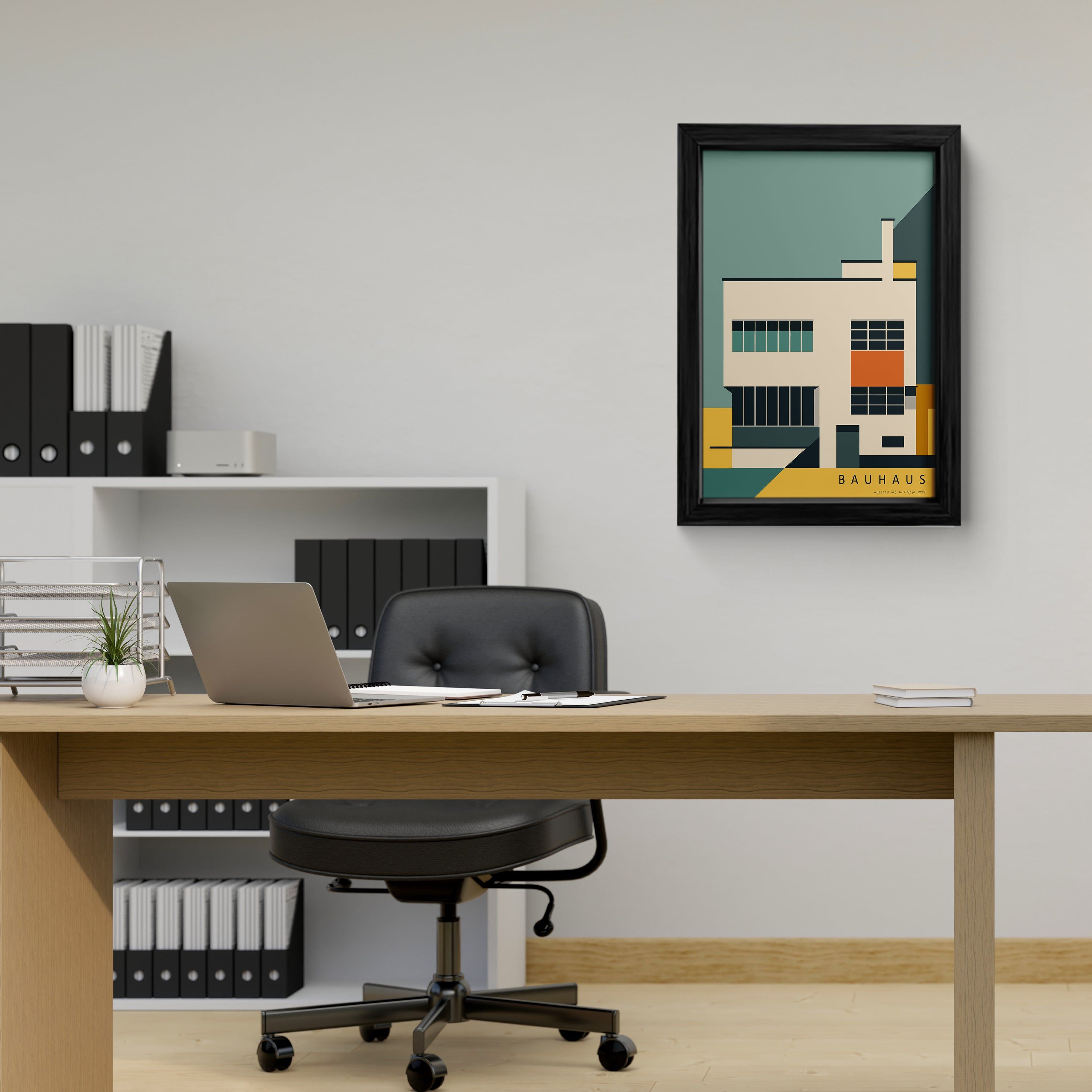 Bauhaus Architecture Canvas Painting Art