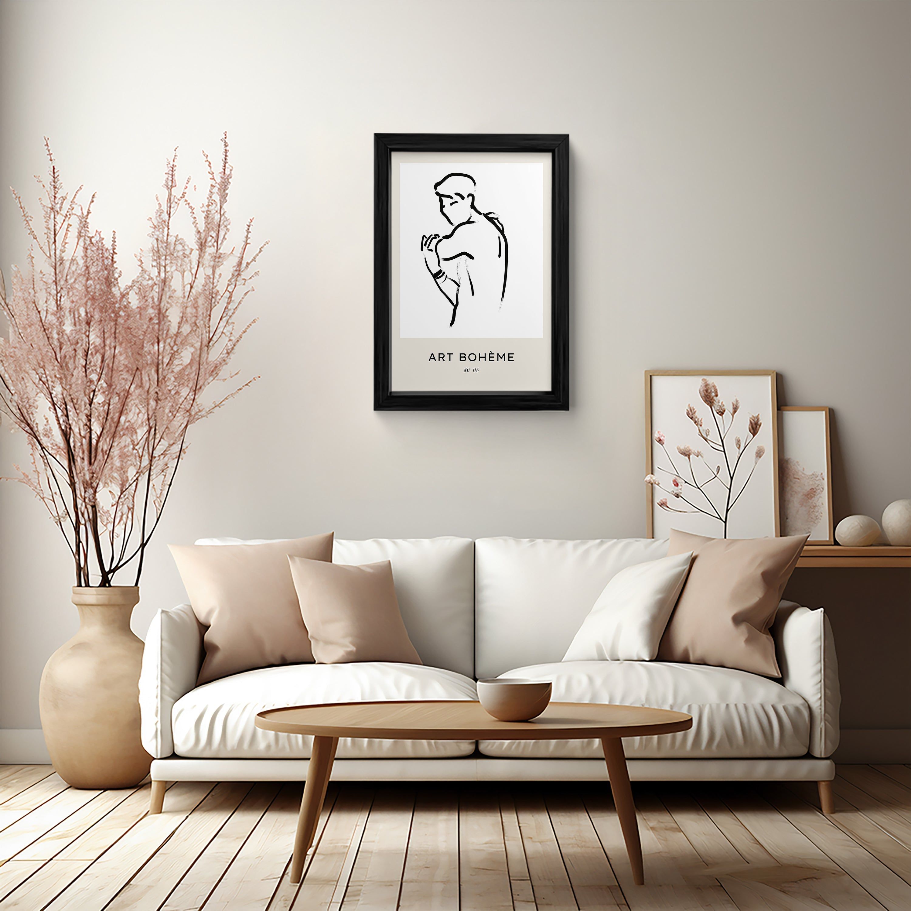 Art Bohème - Framed Minimalist Elegance