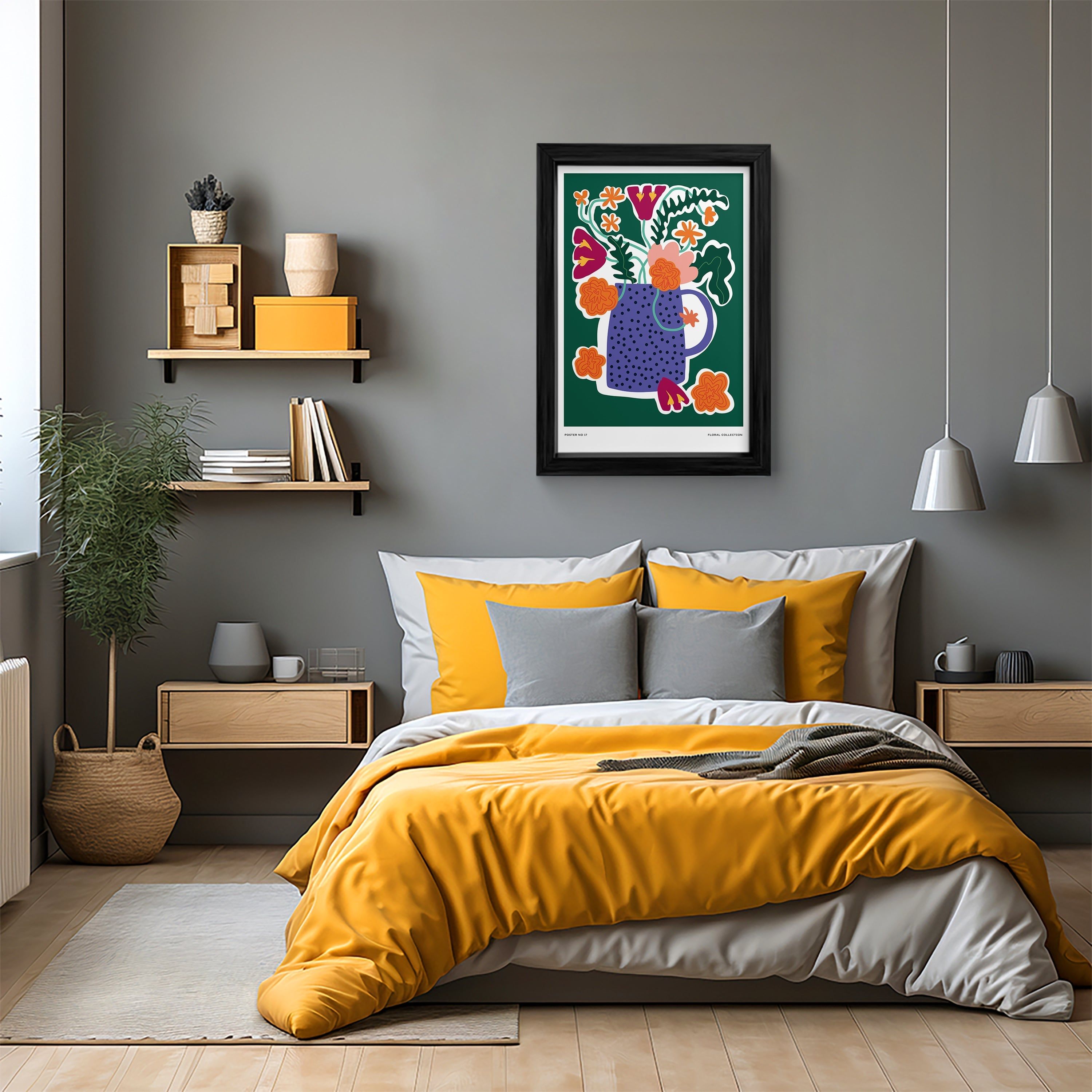 Blossoming Creativity: Canvas Wall Art