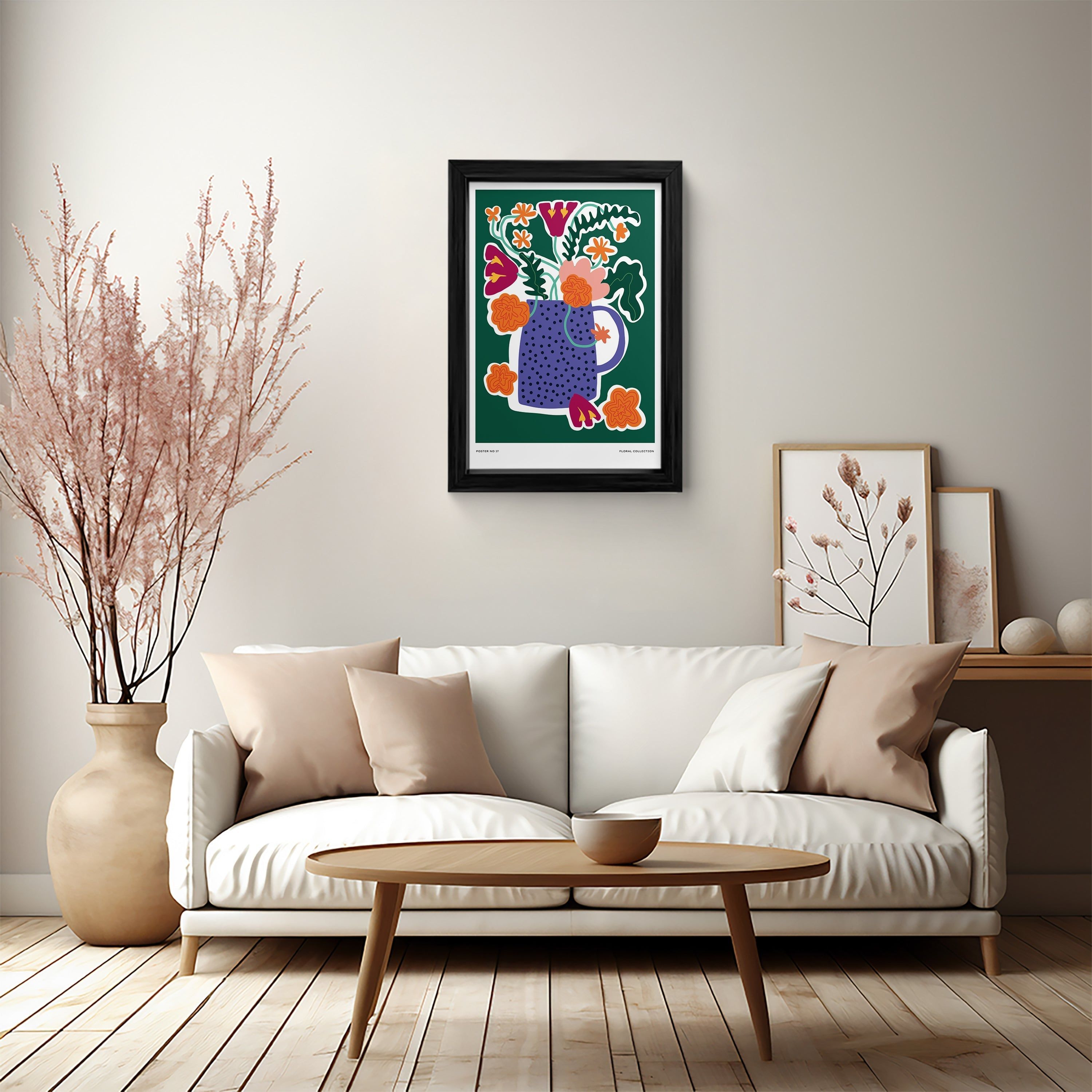 Blossoming Creativity: Canvas Wall Art