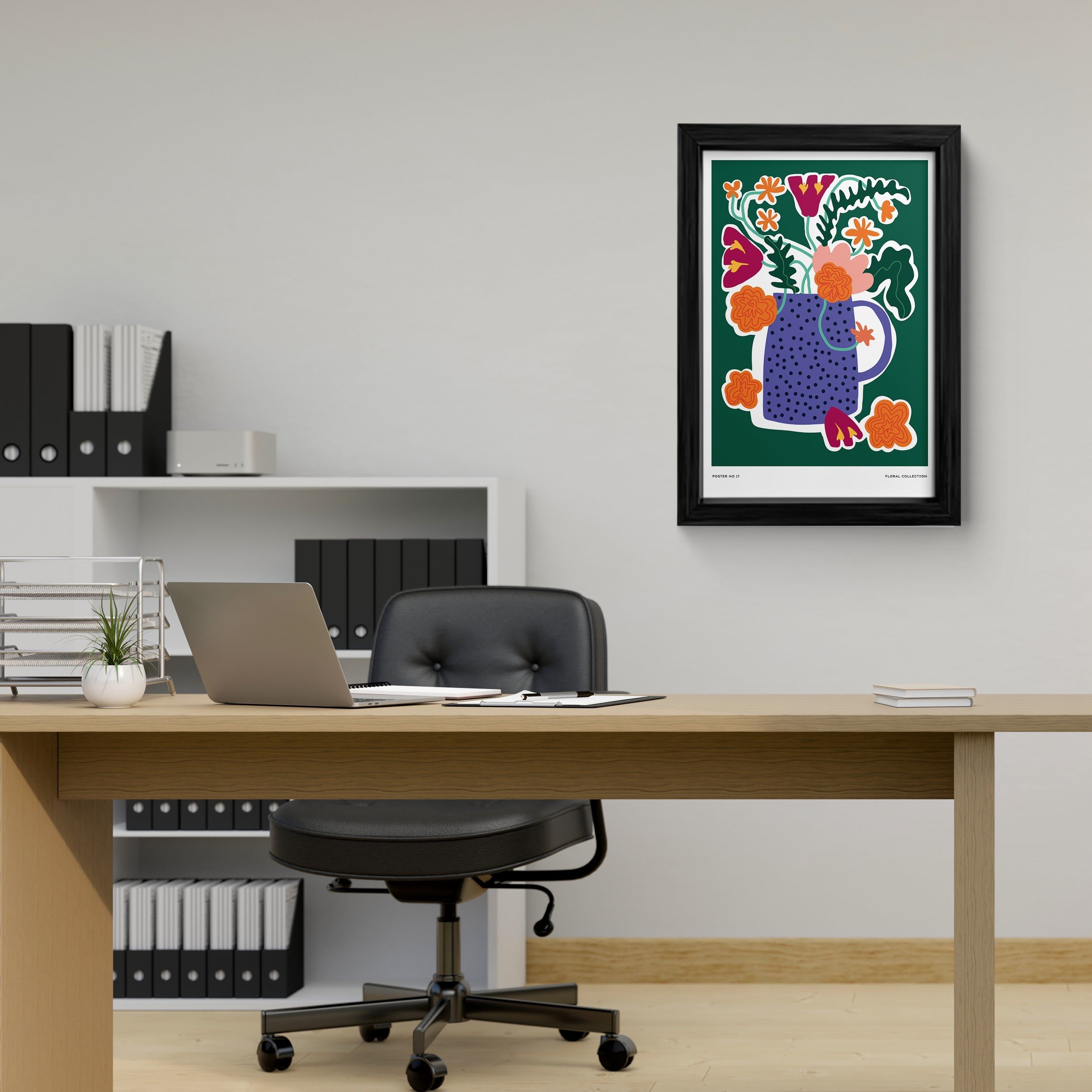 Blossoming Creativity: Canvas Wall Art