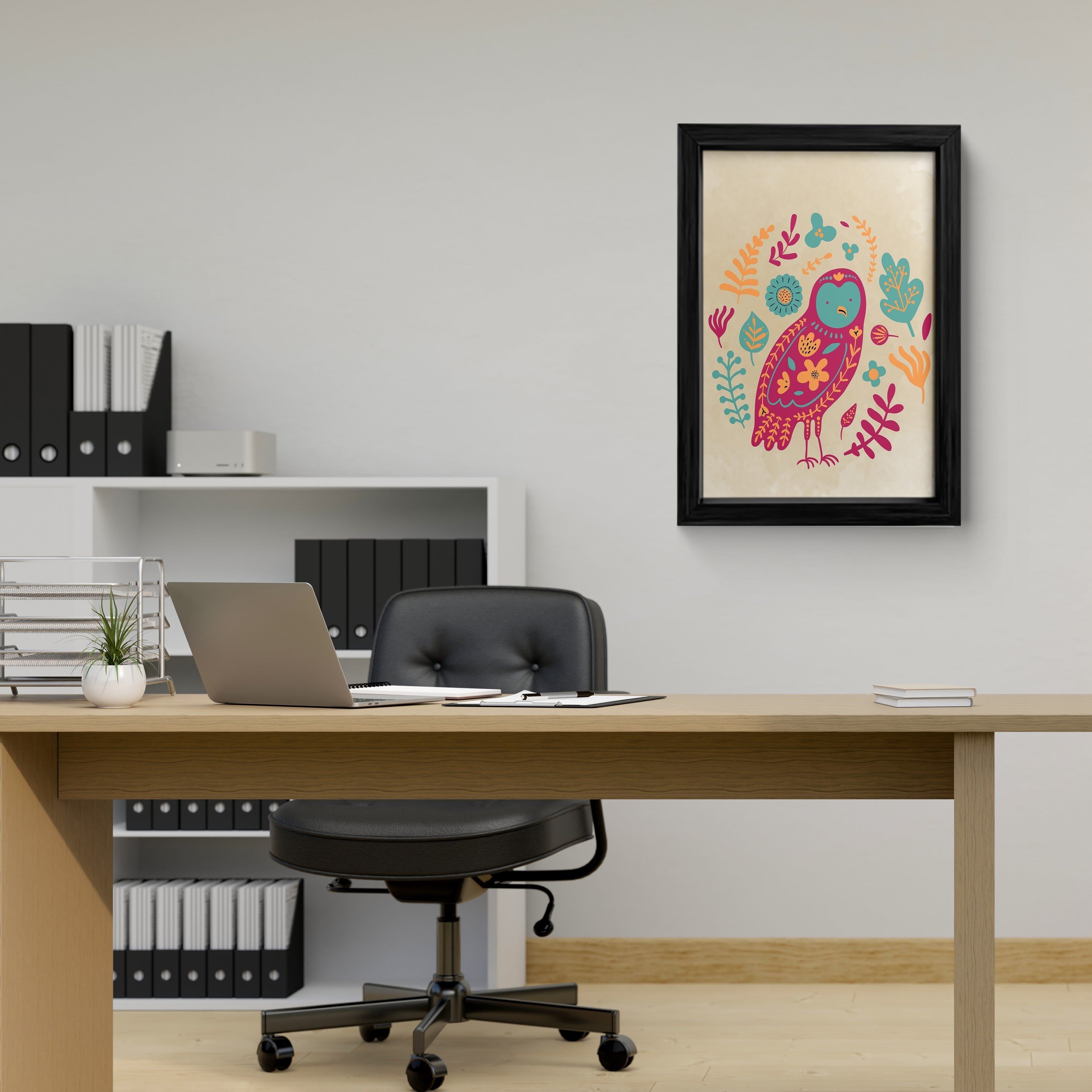 Whimsical Owl Canvas Art