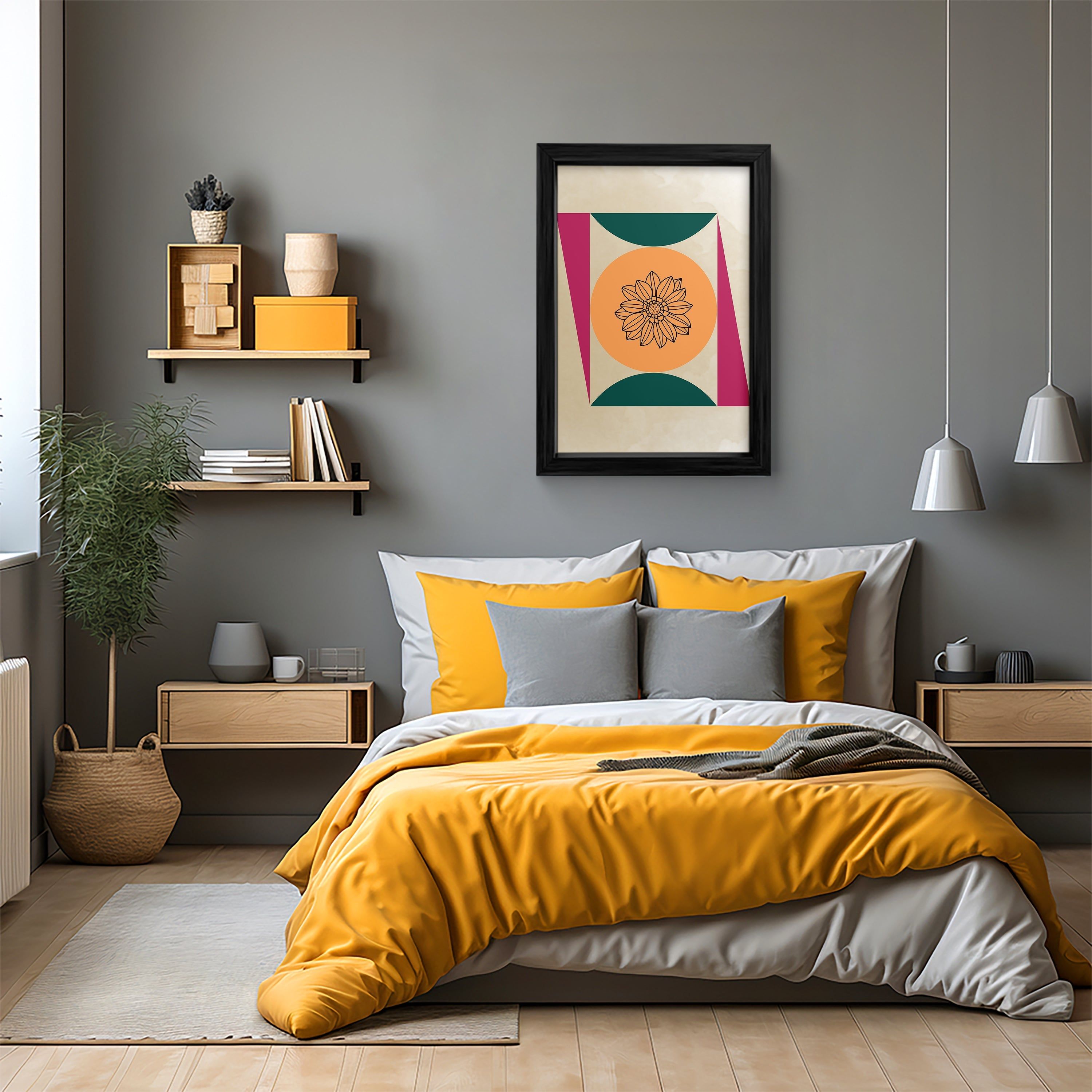 Nature and Geometry in Wall Art