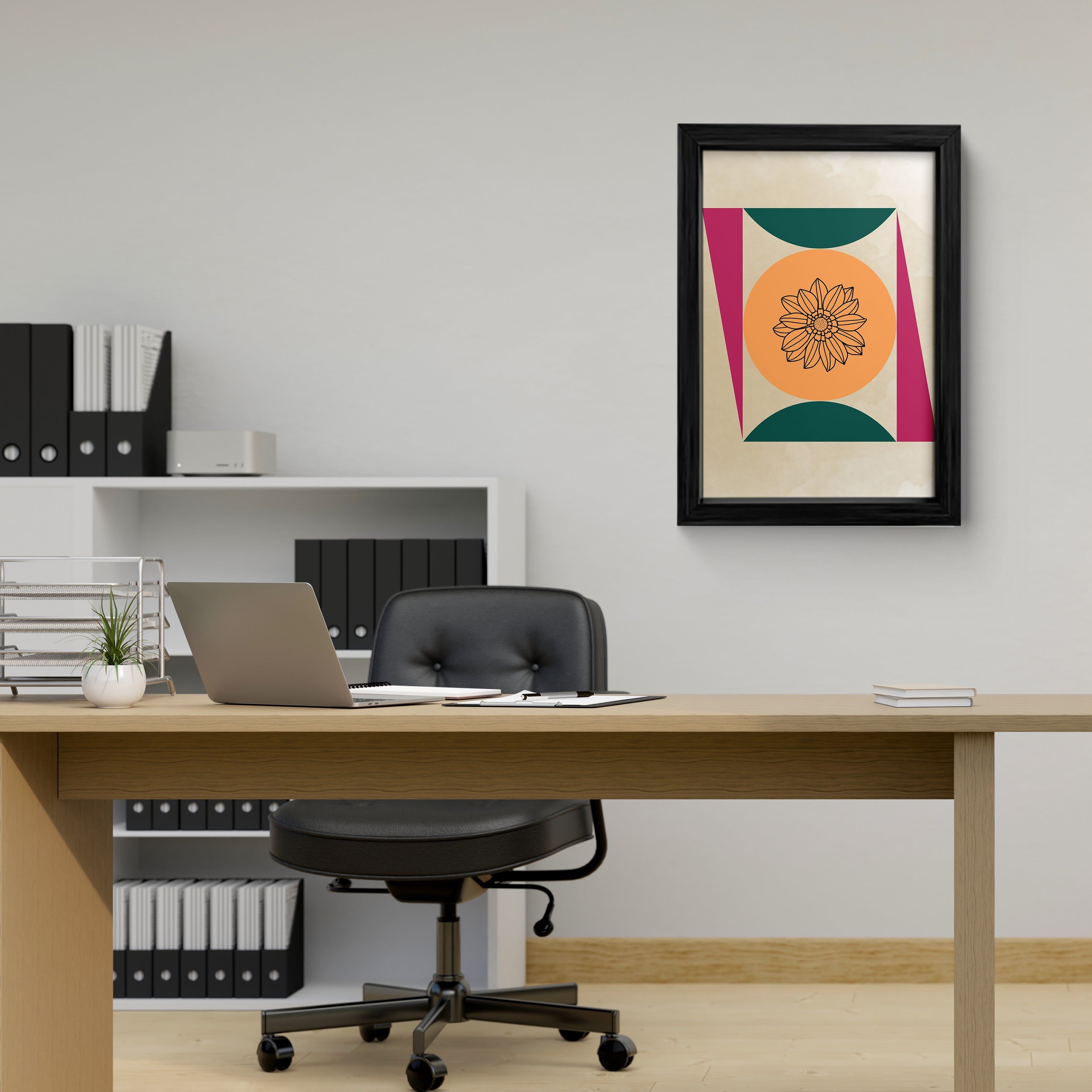Nature and Geometry in Wall Art