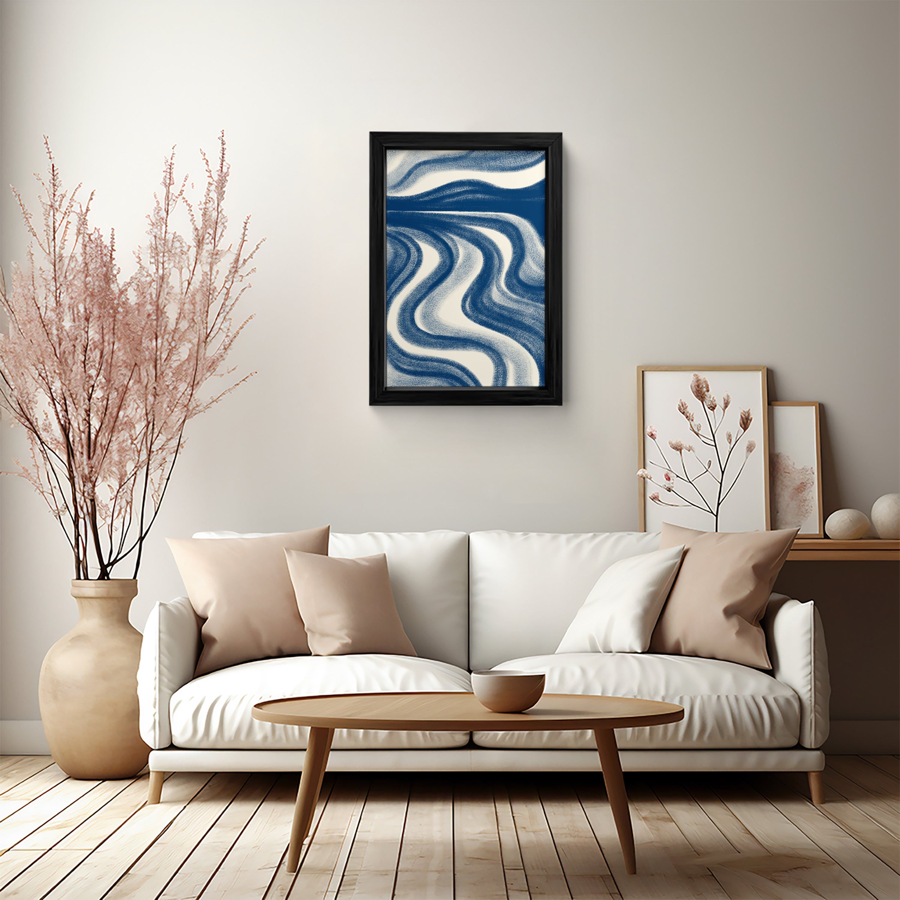 Abstract Water Flow Wall Art