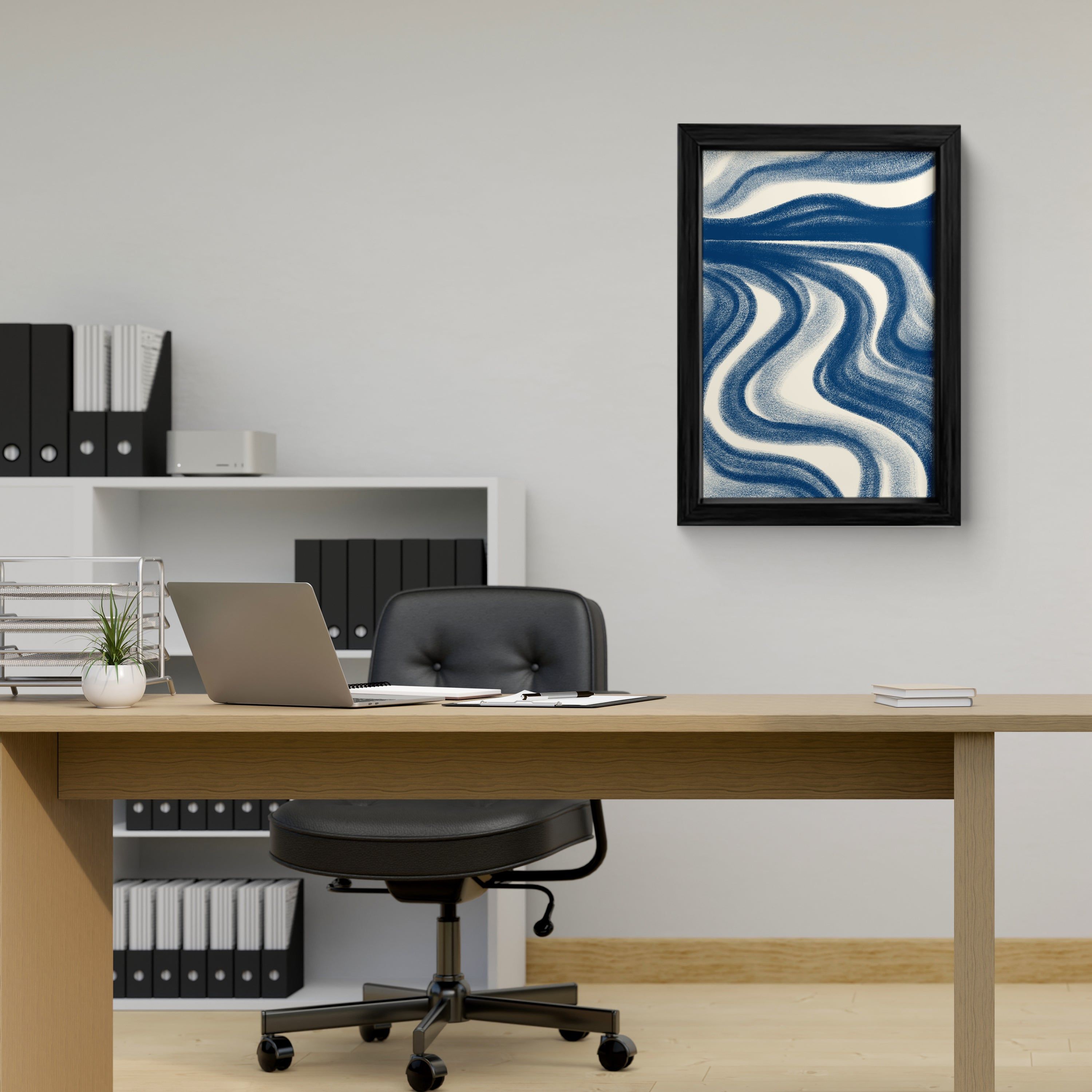 Abstract Water Flow Wall Art