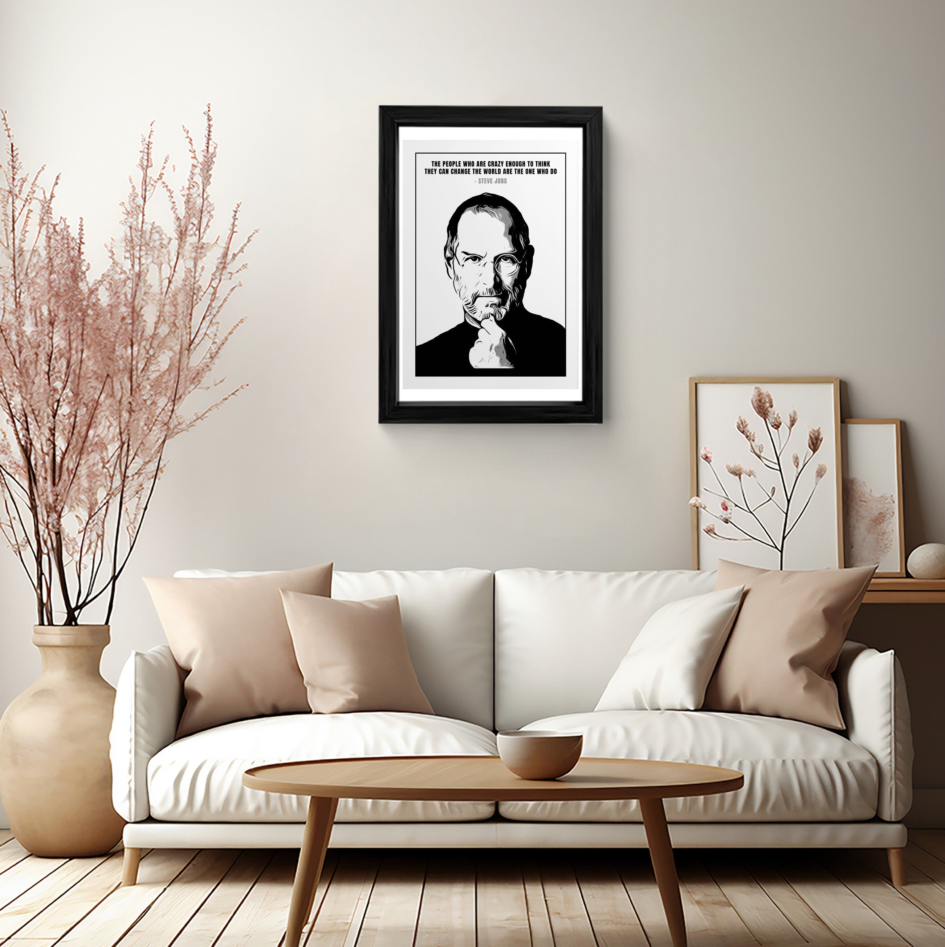 Inspiring Steve Jobs Quote Canvas Wall Art | Framed Art Print