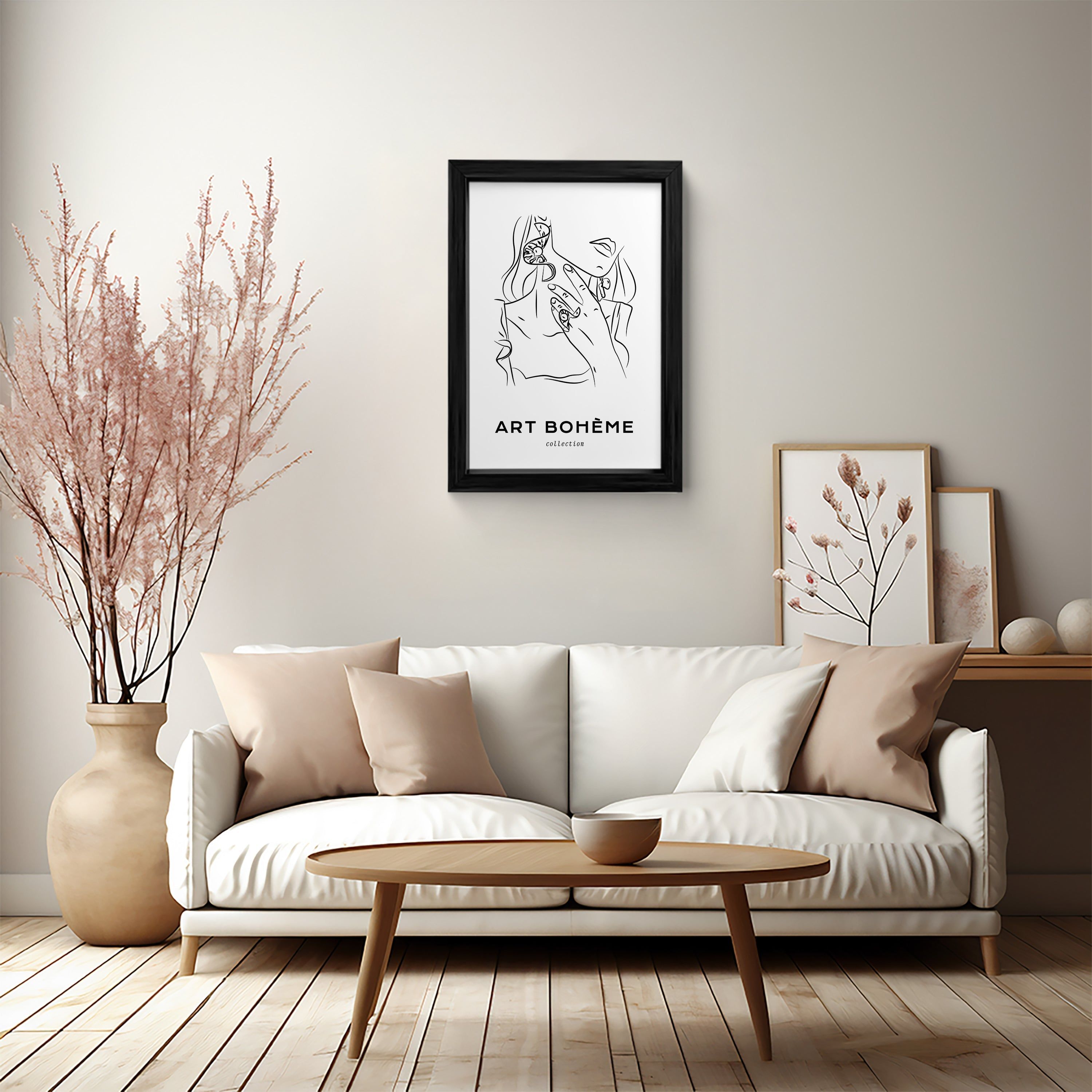 Elegant Minimalism: Canvas of Connection