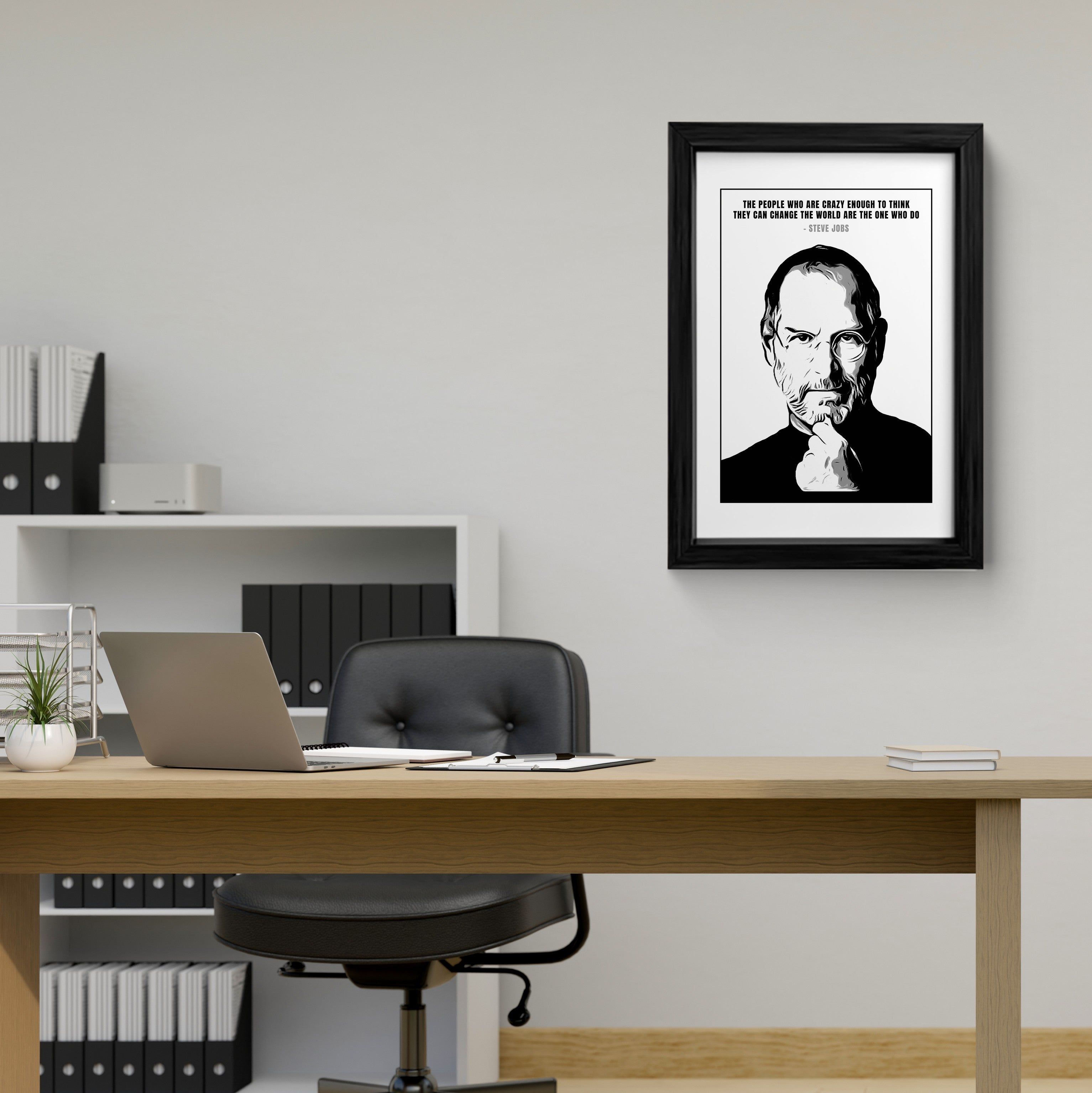 Inspiring Steve Jobs Quote Canvas Wall Art | Framed Art Print