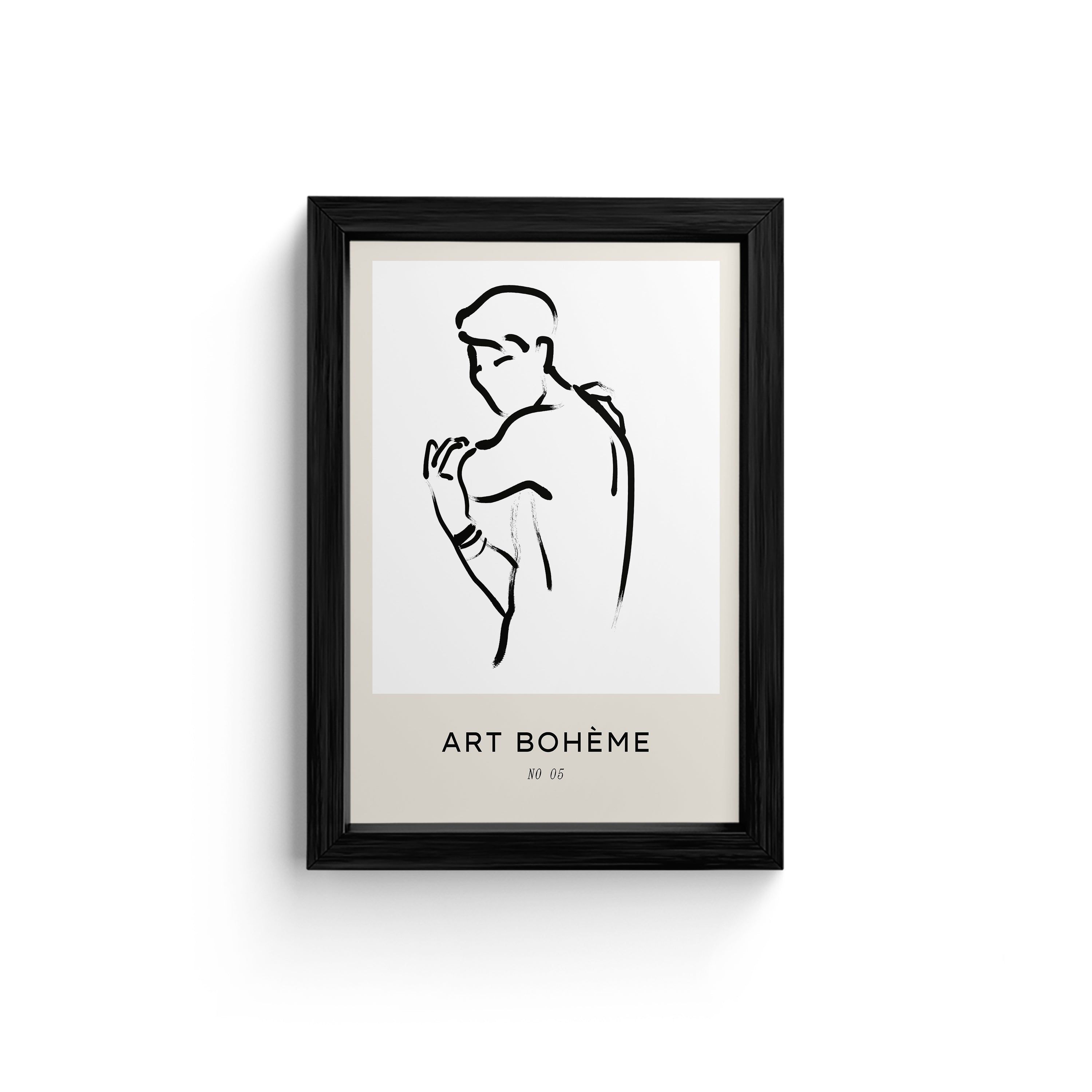 Art Bohème - Framed Minimalist Elegance
