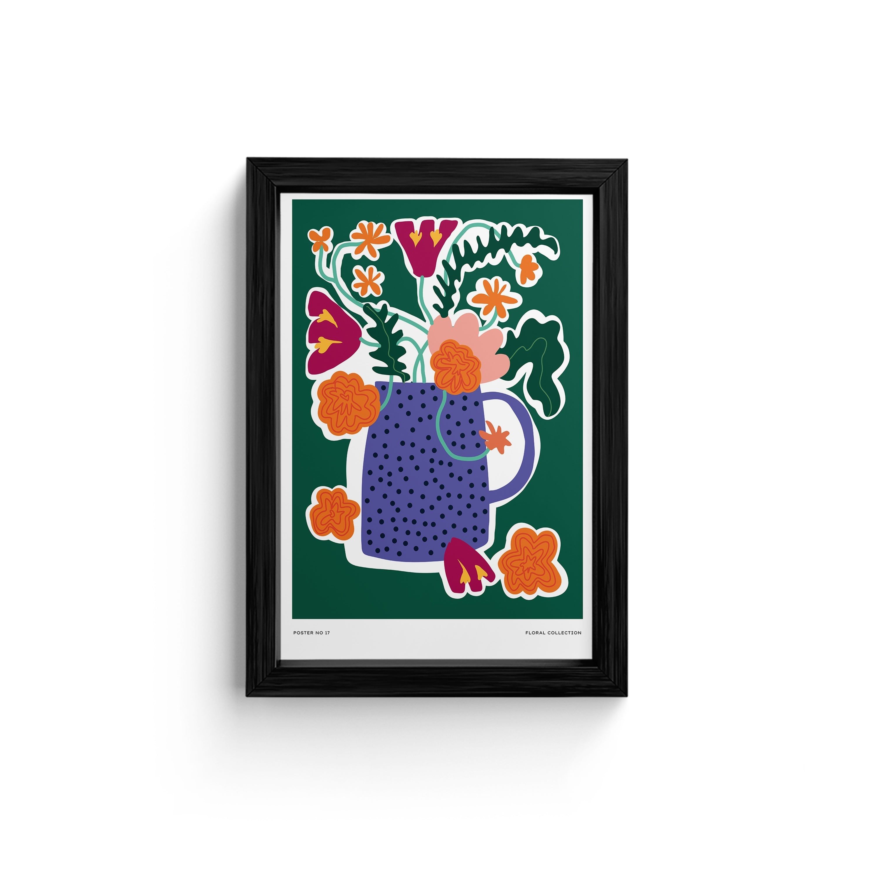 Blossoming Creativity: Canvas Wall Art