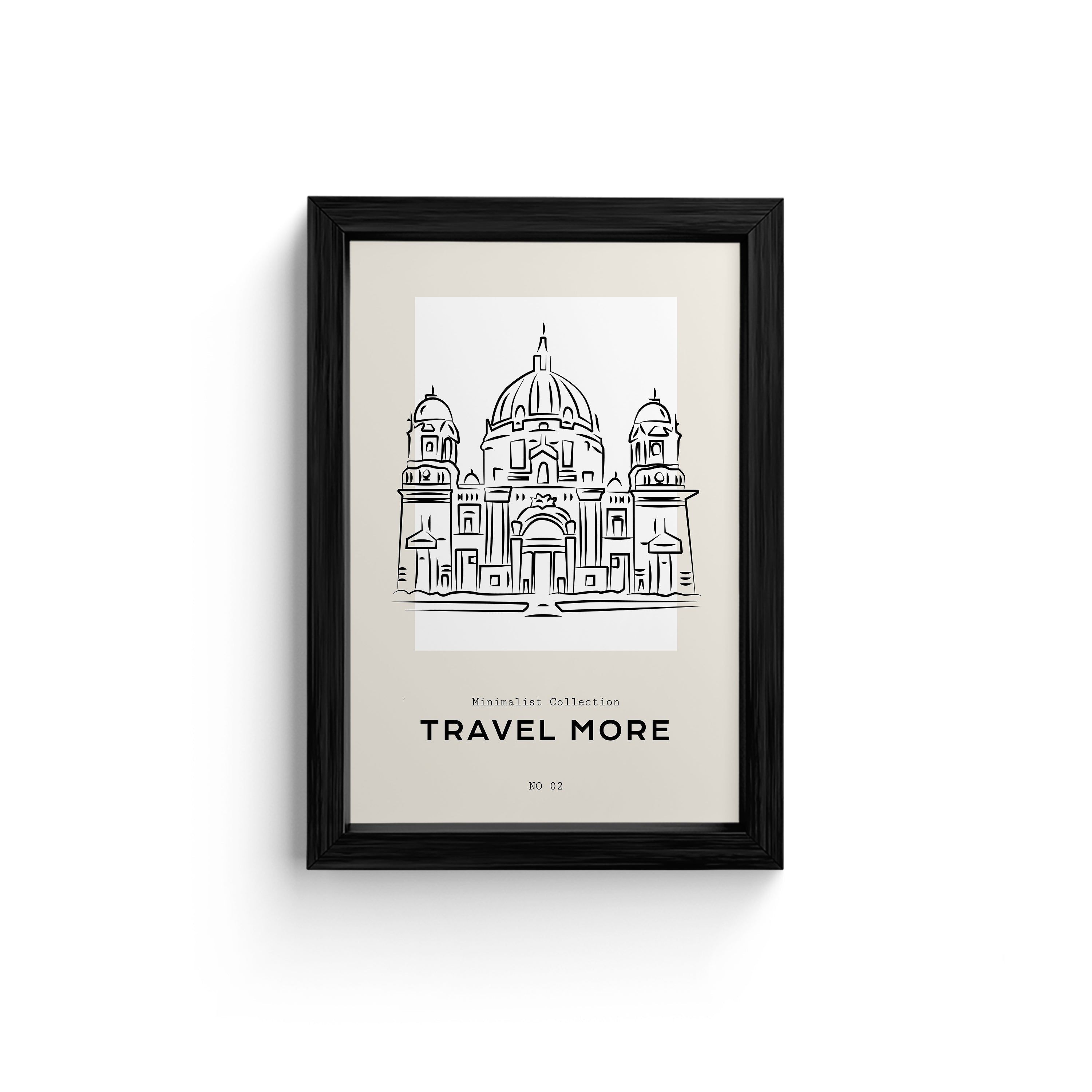 Travel More - Iconic Architecture Art