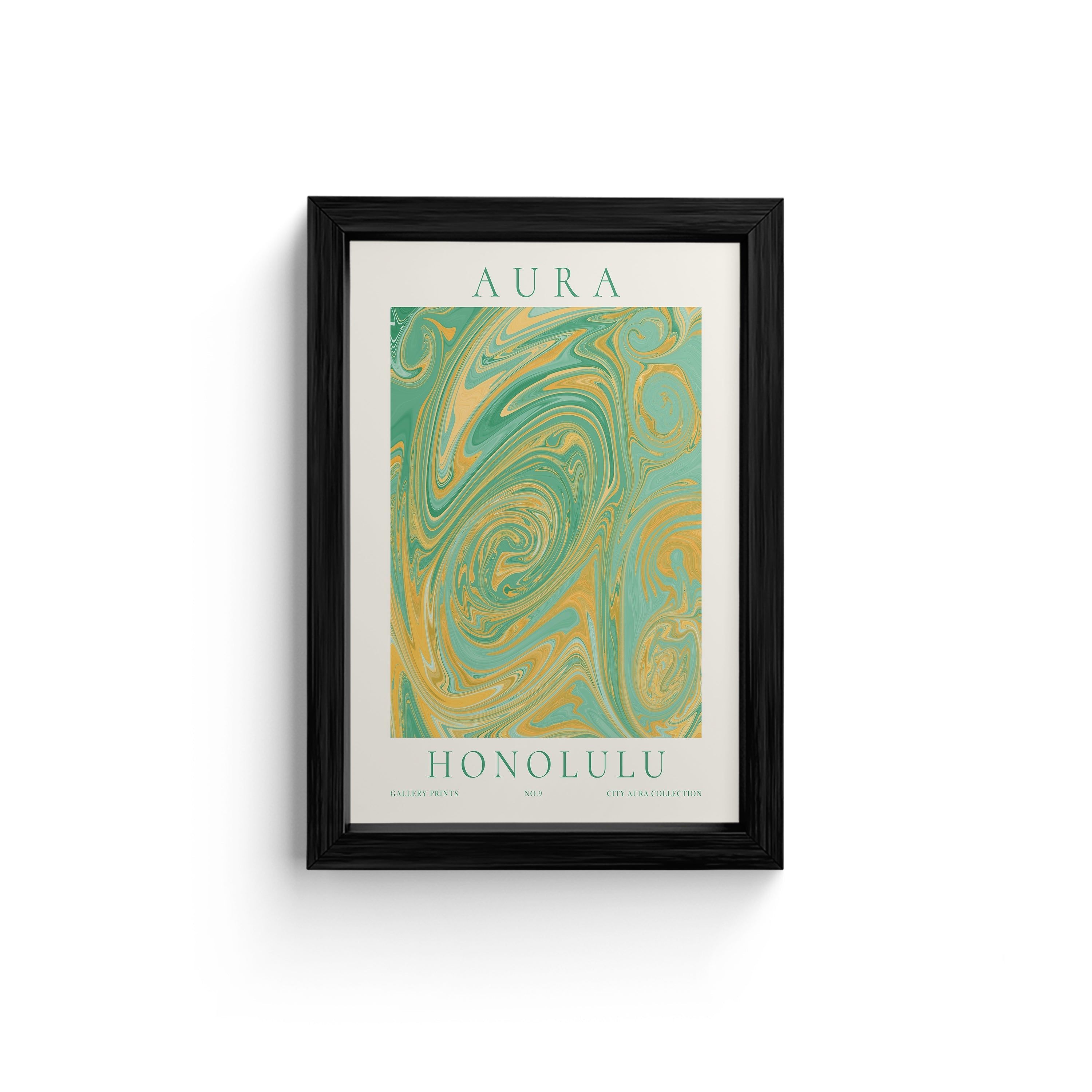 Aura Honolulu: A Mesmerizing Canvas Wall Art from the City Aura Collection
