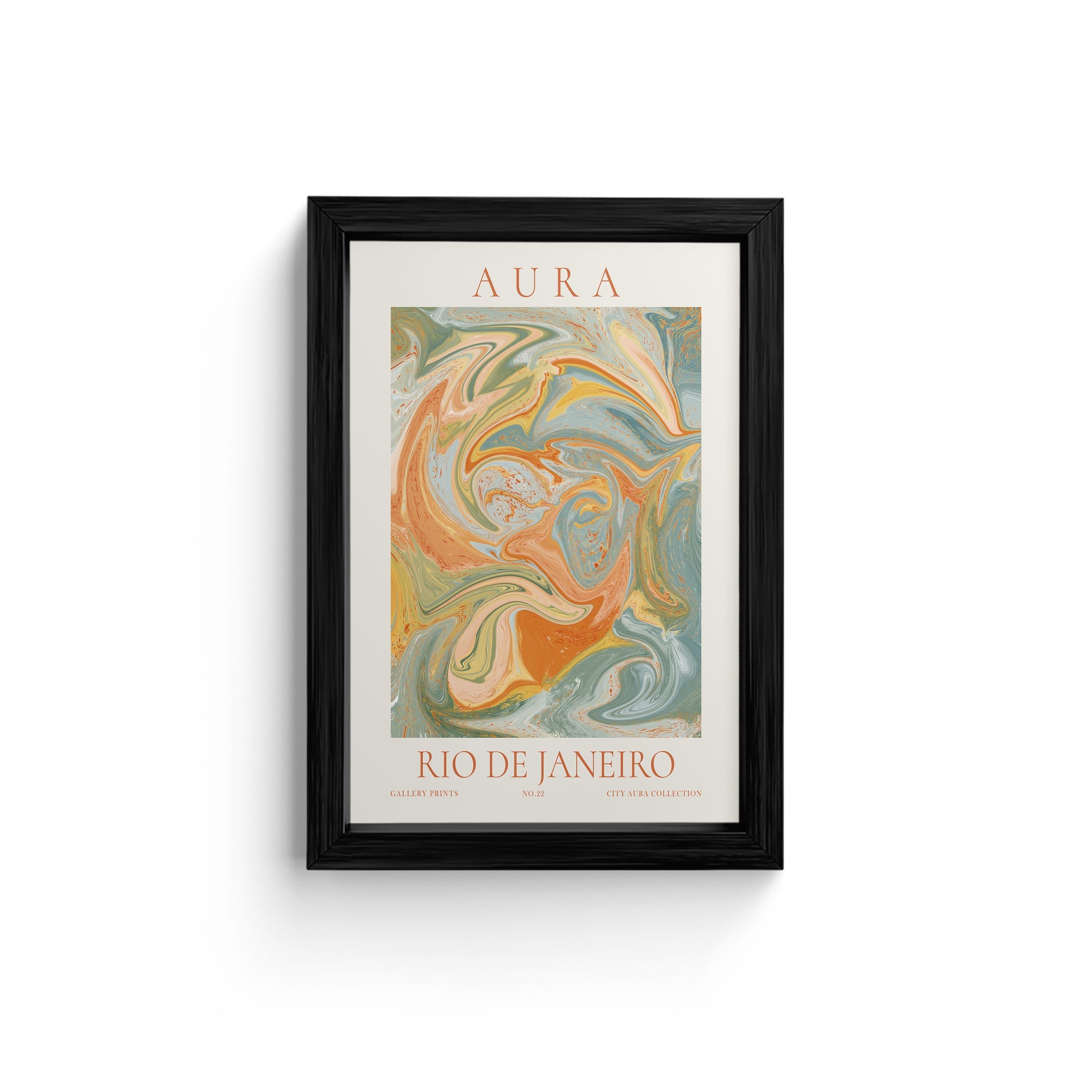Aura Rio De Janeiro: A Mesmerizing Canvas Wall Art
