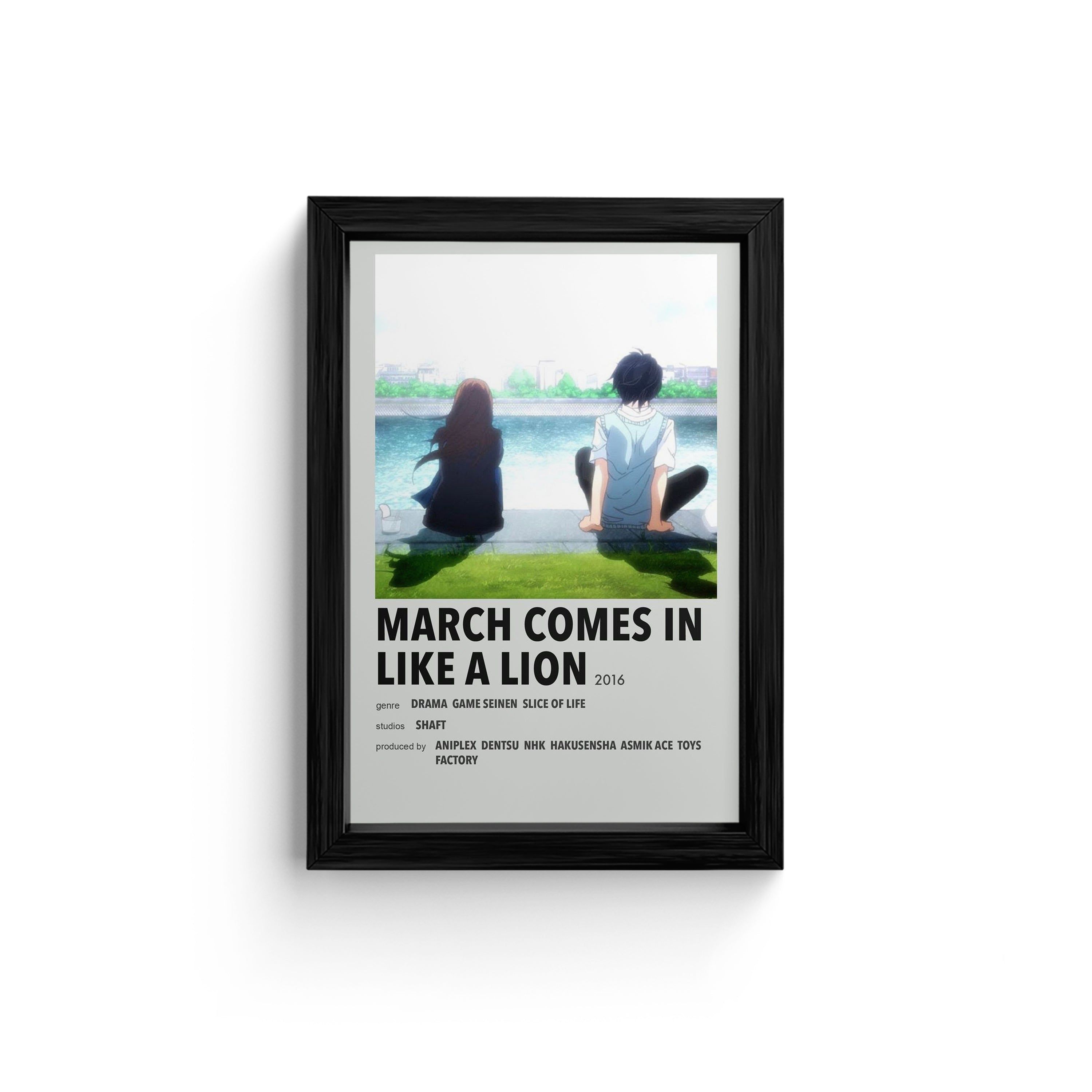 March Comes in Like a Lion Framed Wall Art