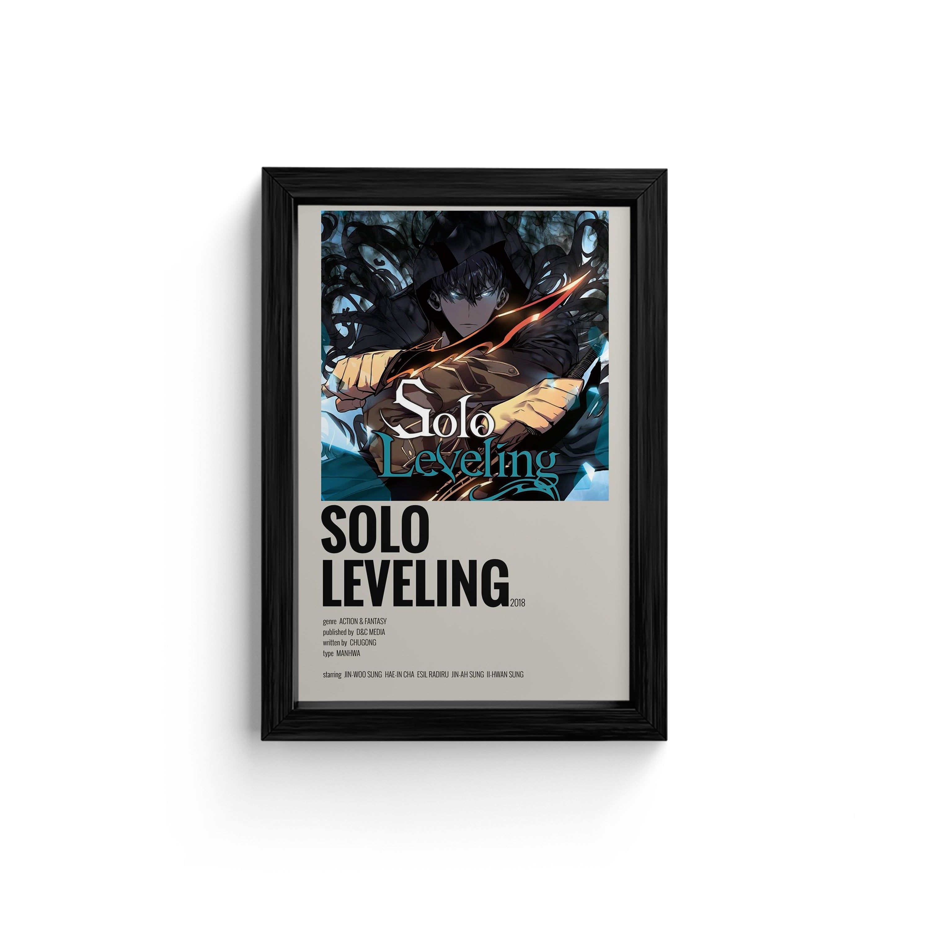 Solo leveling Anime Canvas Wall Art