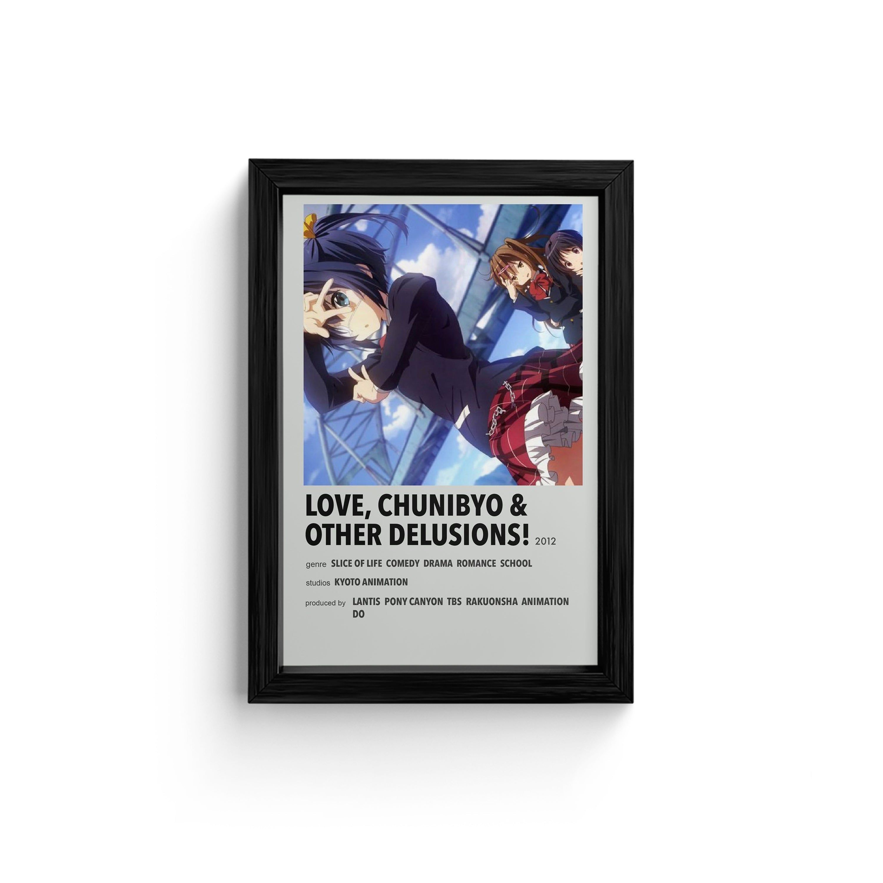 Love, Chunibyo & Other Delusions Minimalist Wall Art Print
