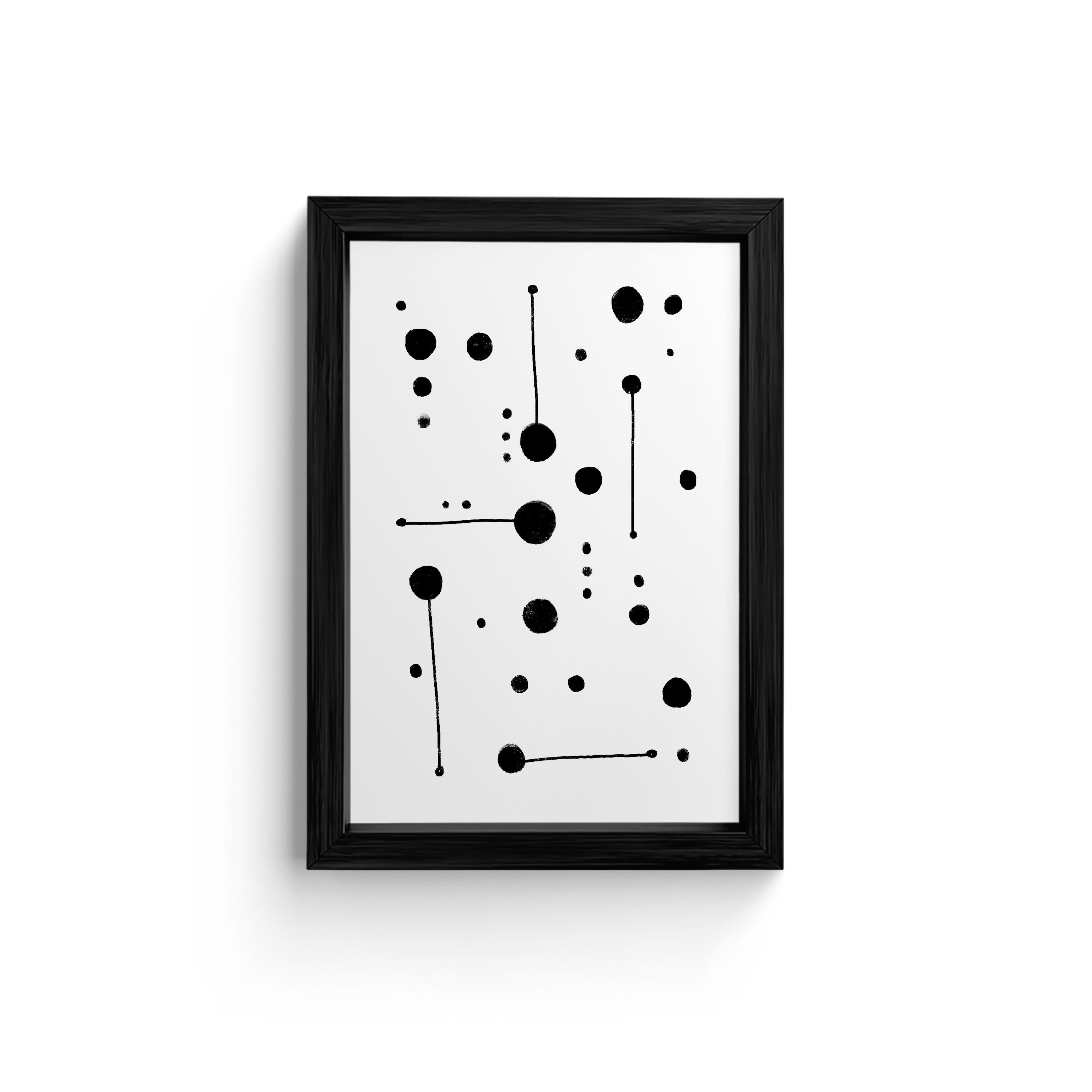 Monochrome Elegance: Abstract Art