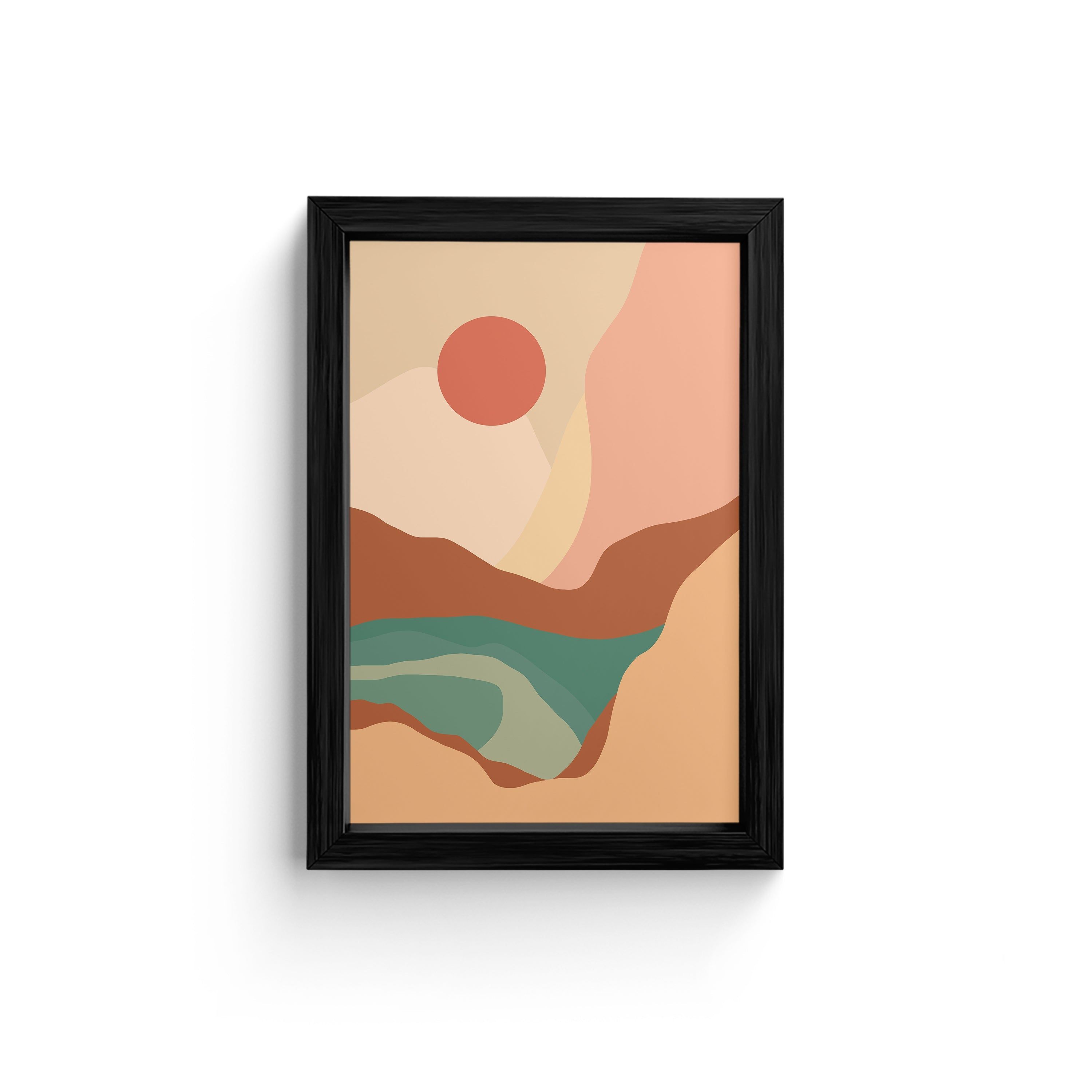 Landscape nature river canyon wall art